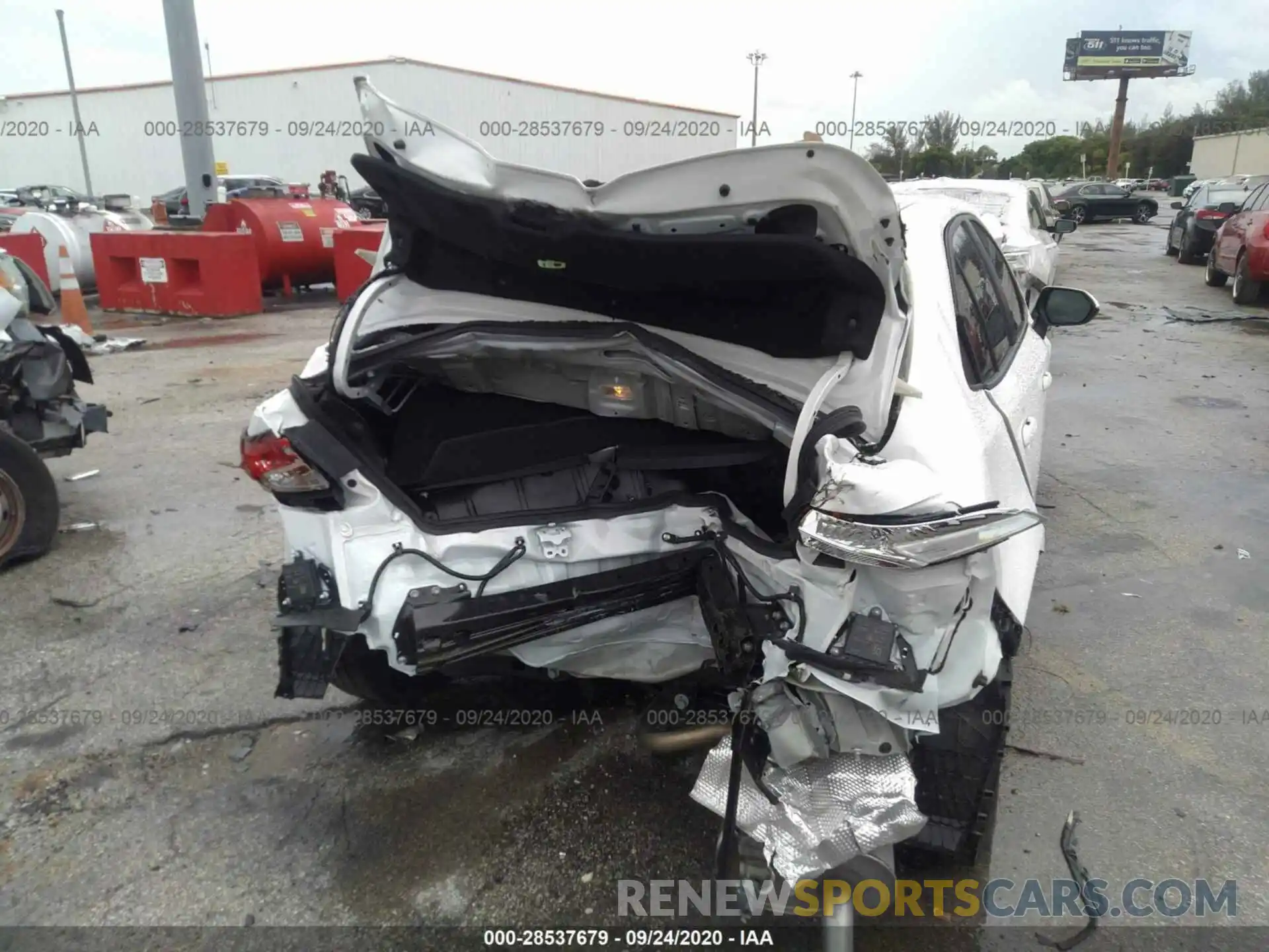 6 Photograph of a damaged car JTDHPRAE1LJ006207 TOYOTA COROLLA 2020