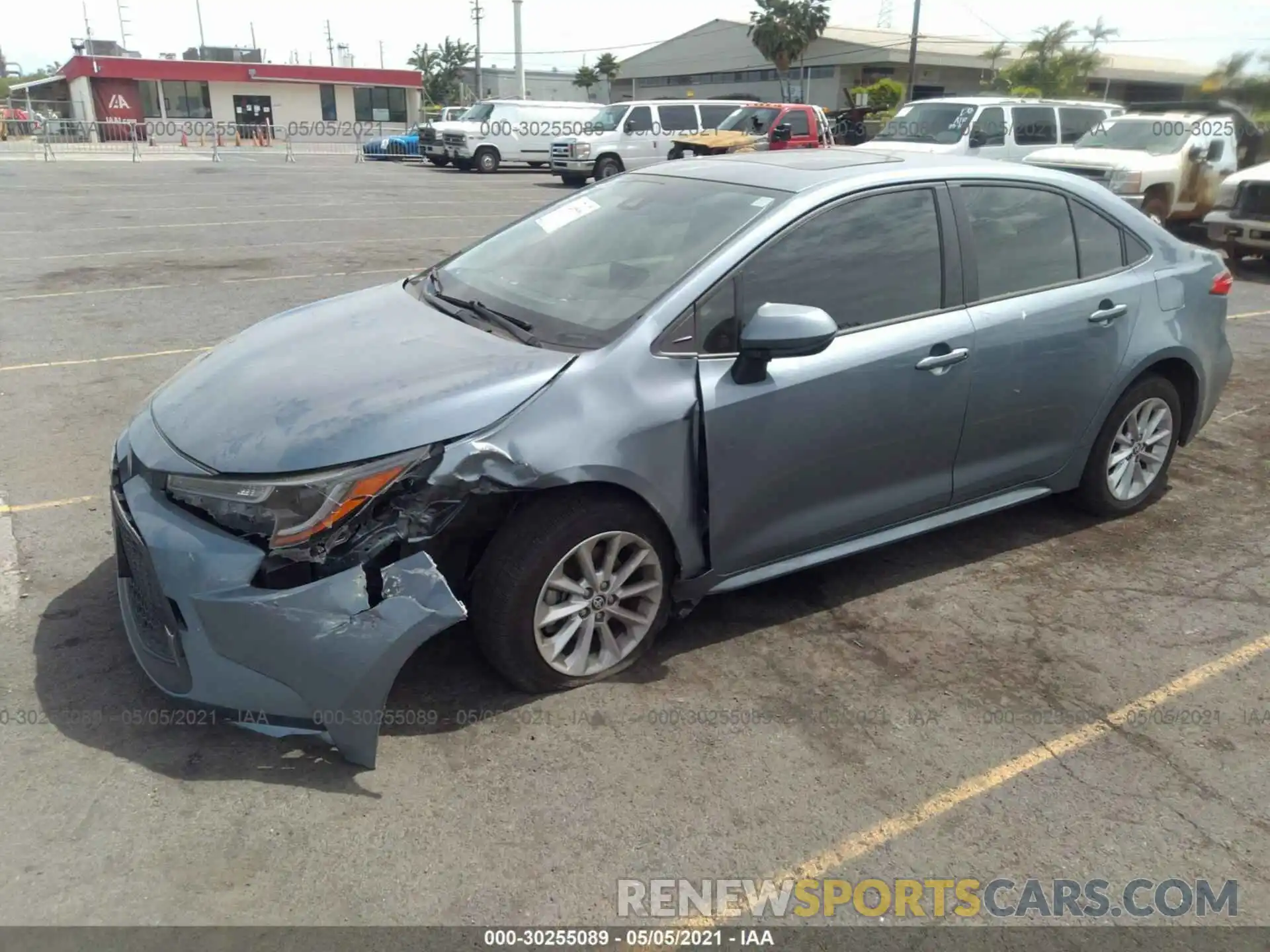 2 Photograph of a damaged car JTDHPRAE1LJ009284 TOYOTA COROLLA 2020