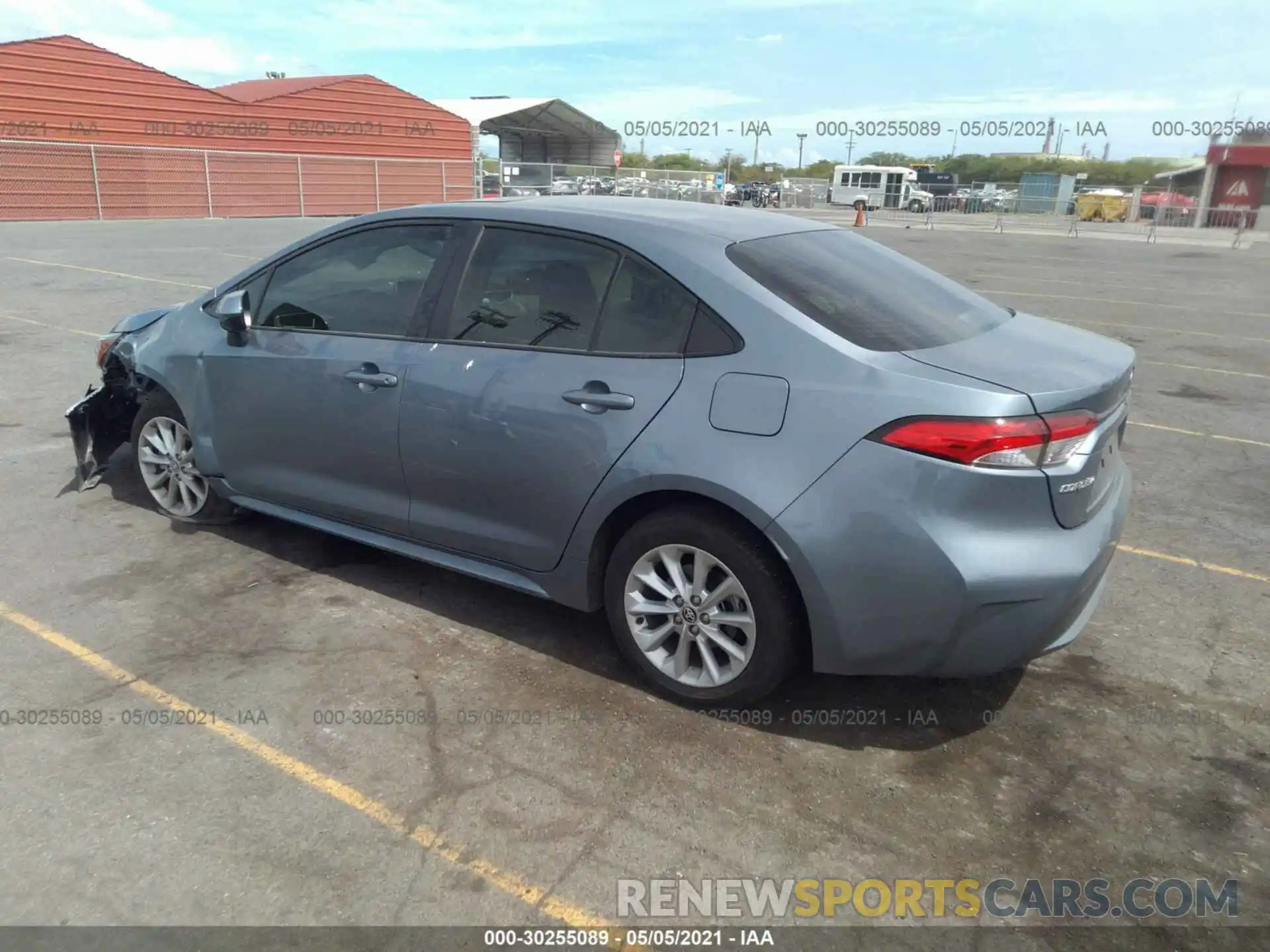 3 Photograph of a damaged car JTDHPRAE1LJ009284 TOYOTA COROLLA 2020