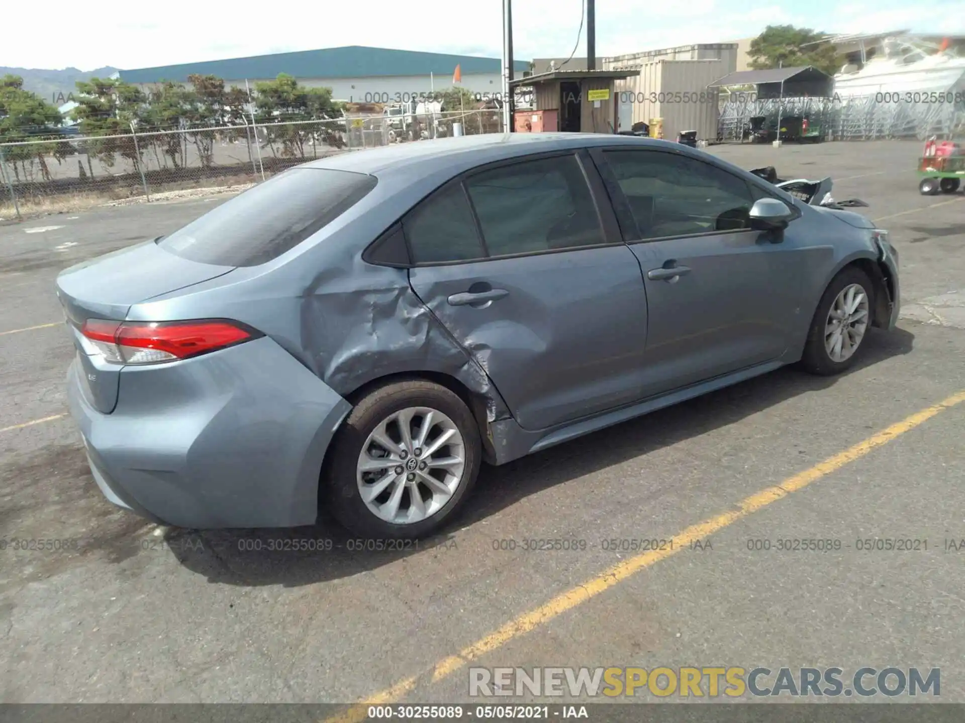 4 Photograph of a damaged car JTDHPRAE1LJ009284 TOYOTA COROLLA 2020