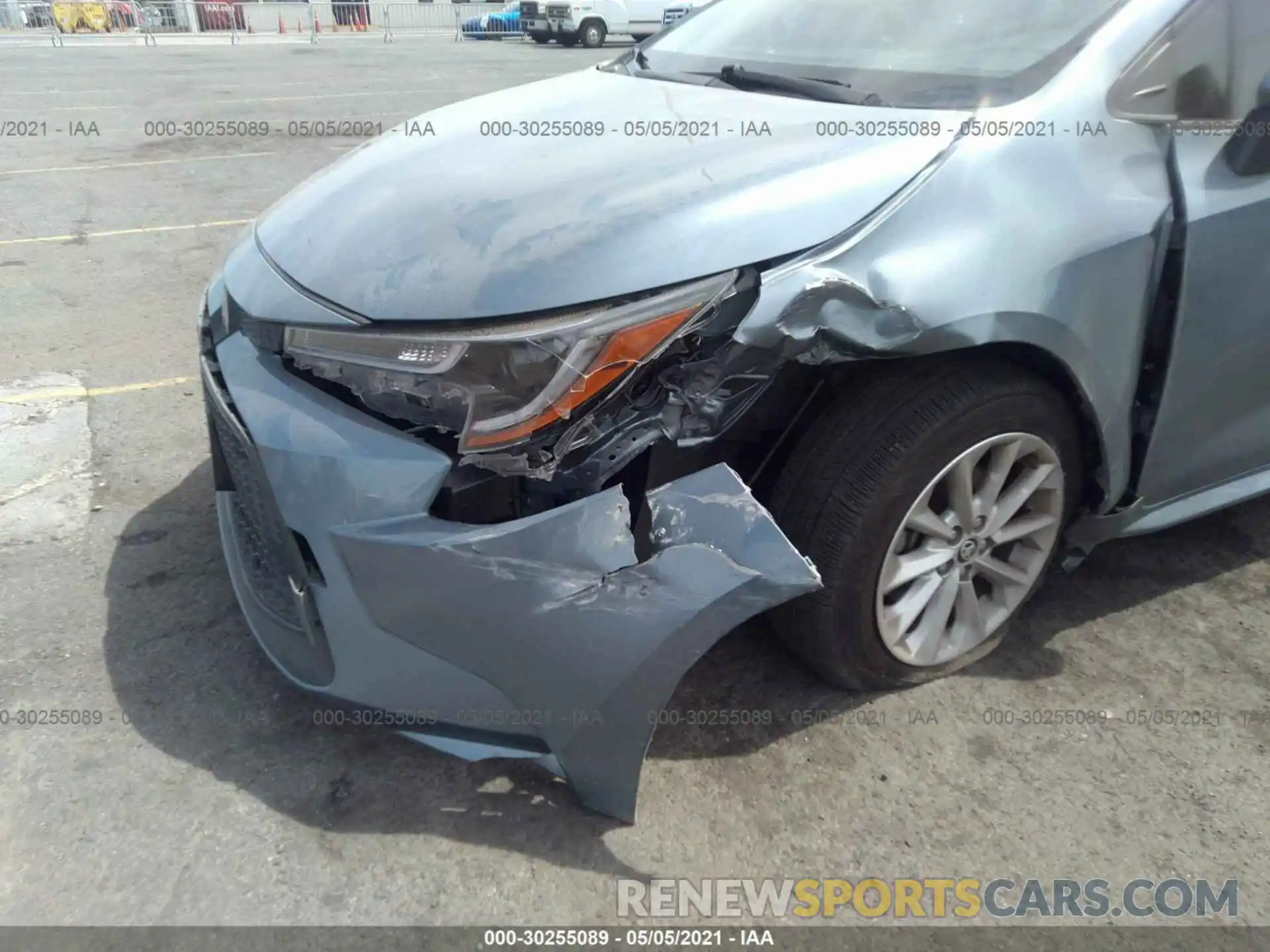 6 Photograph of a damaged car JTDHPRAE1LJ009284 TOYOTA COROLLA 2020