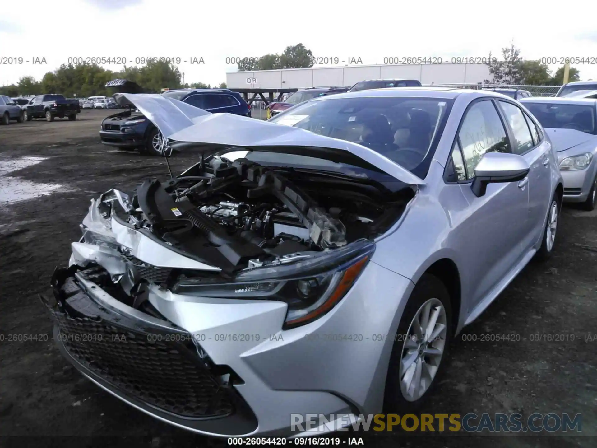 2 Photograph of a damaged car JTDHPRAE1LJ012119 TOYOTA COROLLA 2020