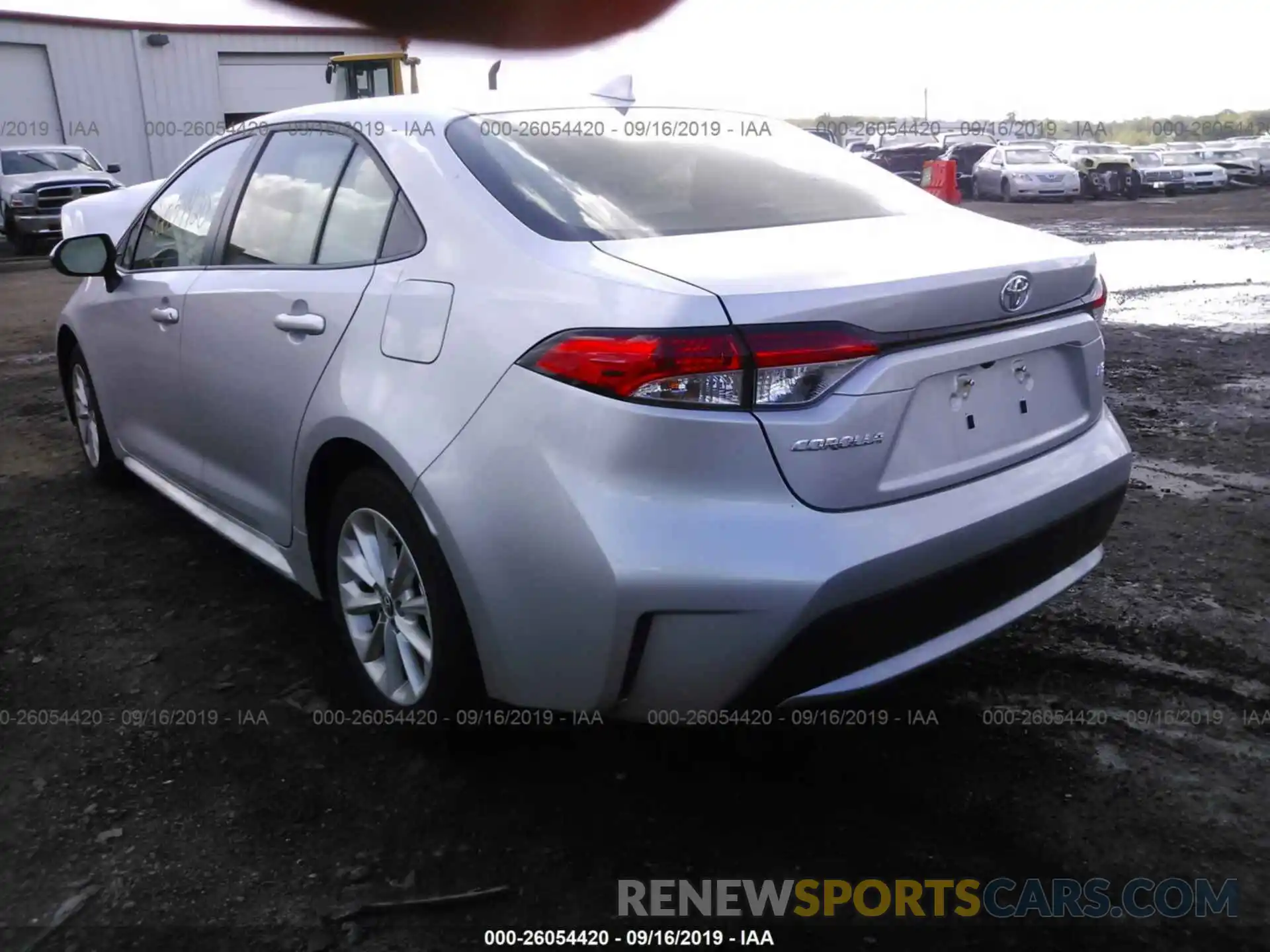 3 Photograph of a damaged car JTDHPRAE1LJ012119 TOYOTA COROLLA 2020