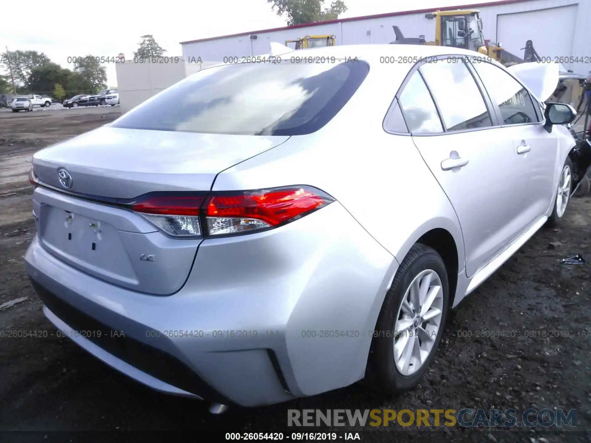 4 Photograph of a damaged car JTDHPRAE1LJ012119 TOYOTA COROLLA 2020