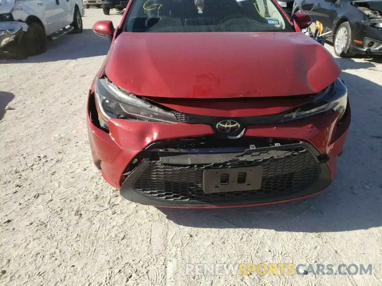 9 Photograph of a damaged car JTDHPRAE1LJ012220 TOYOTA COROLLA 2020