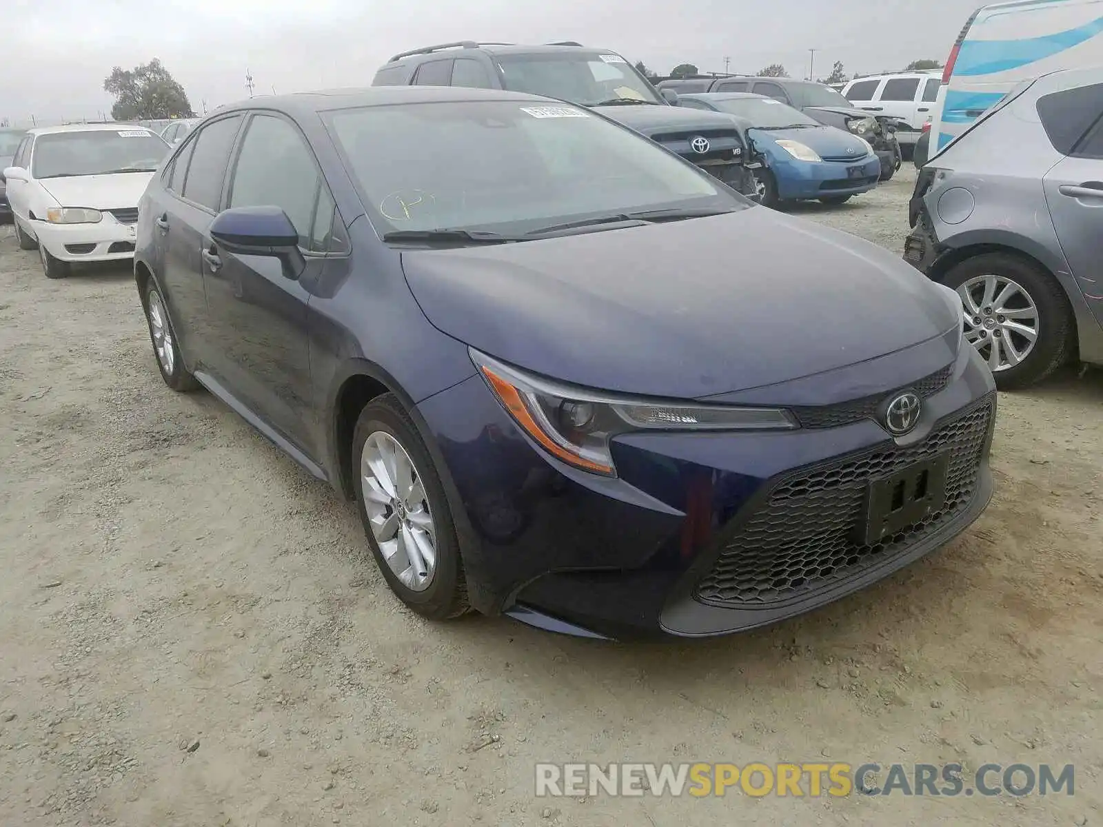 1 Photograph of a damaged car JTDHPRAE1LJ014601 TOYOTA COROLLA 2020