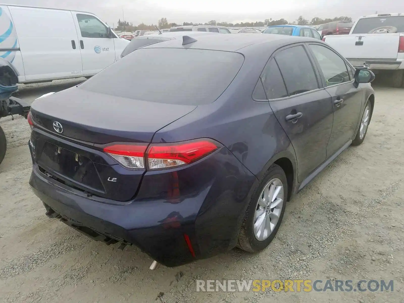 4 Photograph of a damaged car JTDHPRAE1LJ014601 TOYOTA COROLLA 2020