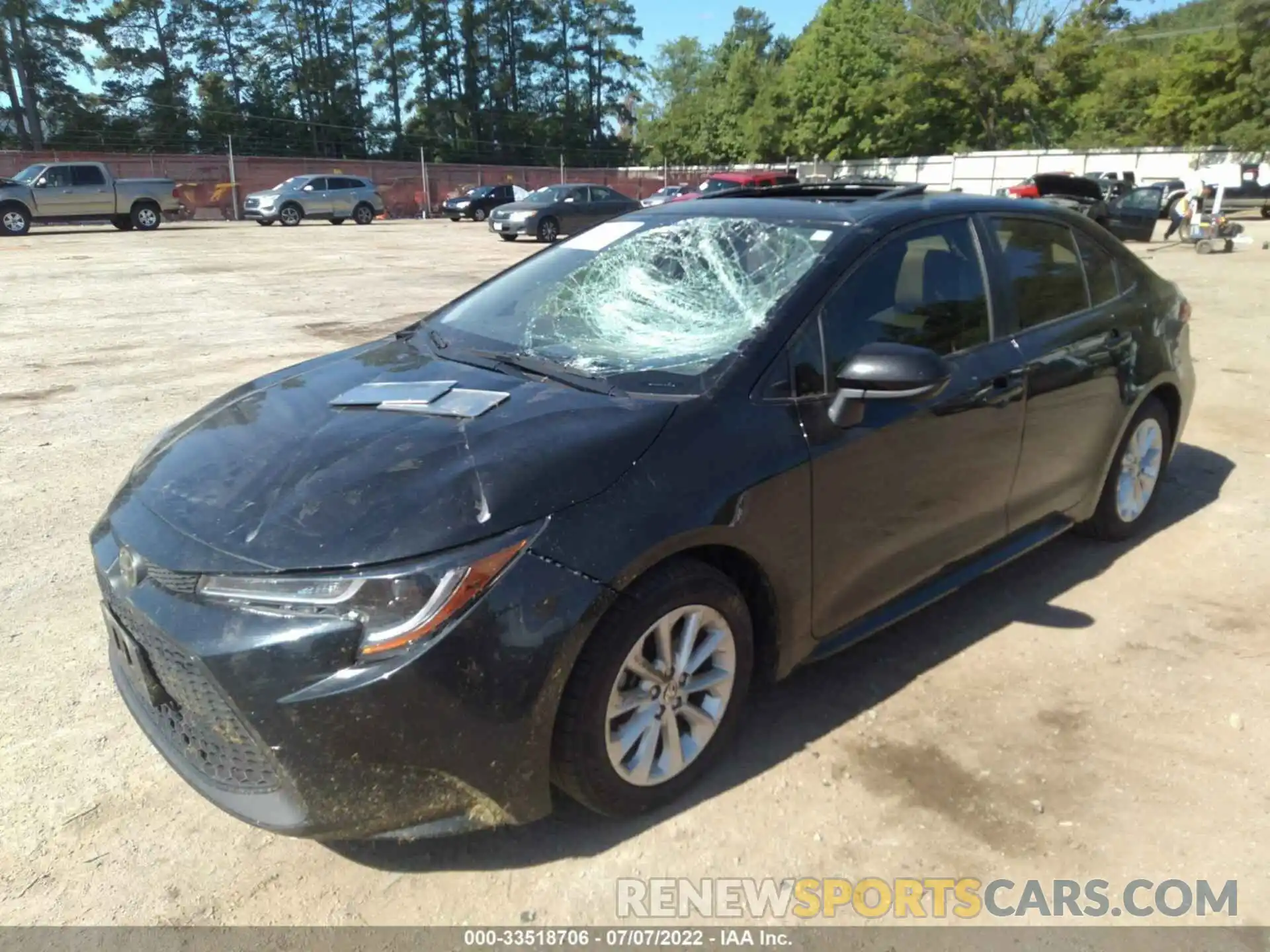 2 Photograph of a damaged car JTDHPRAE1LJ015201 TOYOTA COROLLA 2020