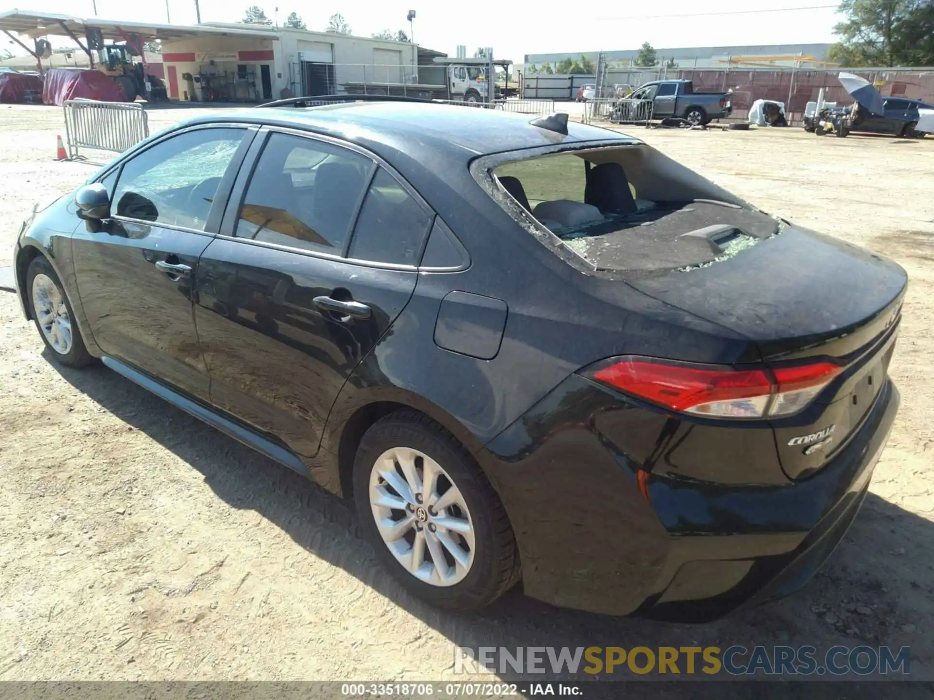 3 Photograph of a damaged car JTDHPRAE1LJ015201 TOYOTA COROLLA 2020