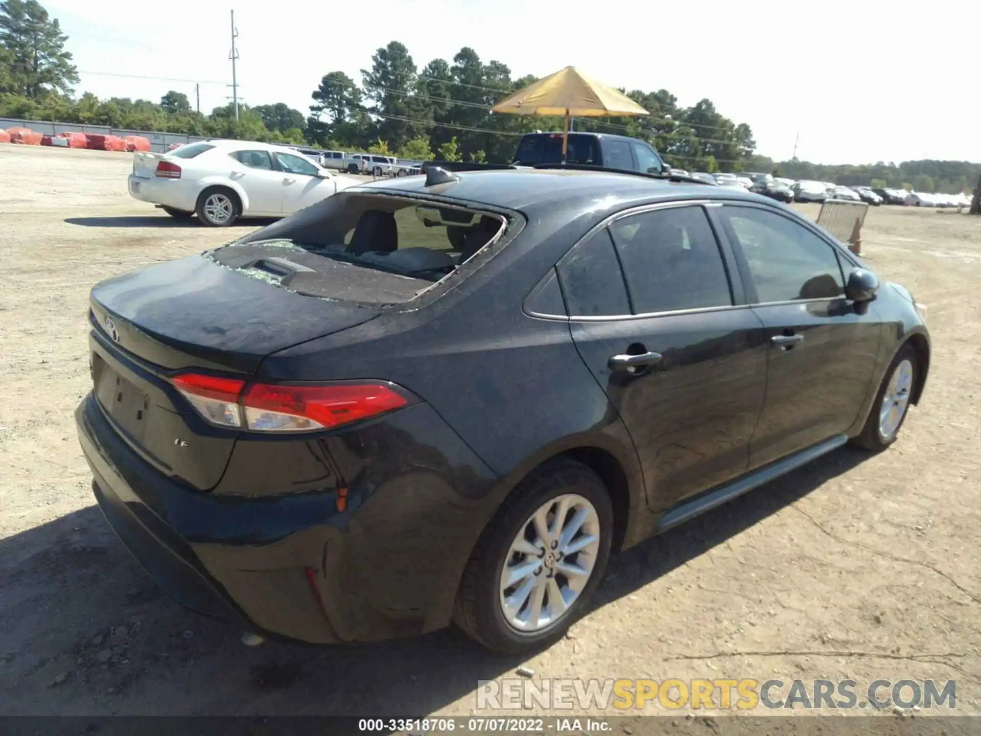 4 Photograph of a damaged car JTDHPRAE1LJ015201 TOYOTA COROLLA 2020