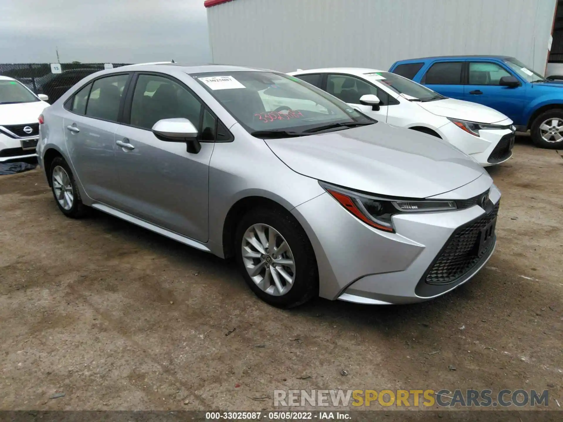 1 Photograph of a damaged car JTDHPRAE1LJ016882 TOYOTA COROLLA 2020