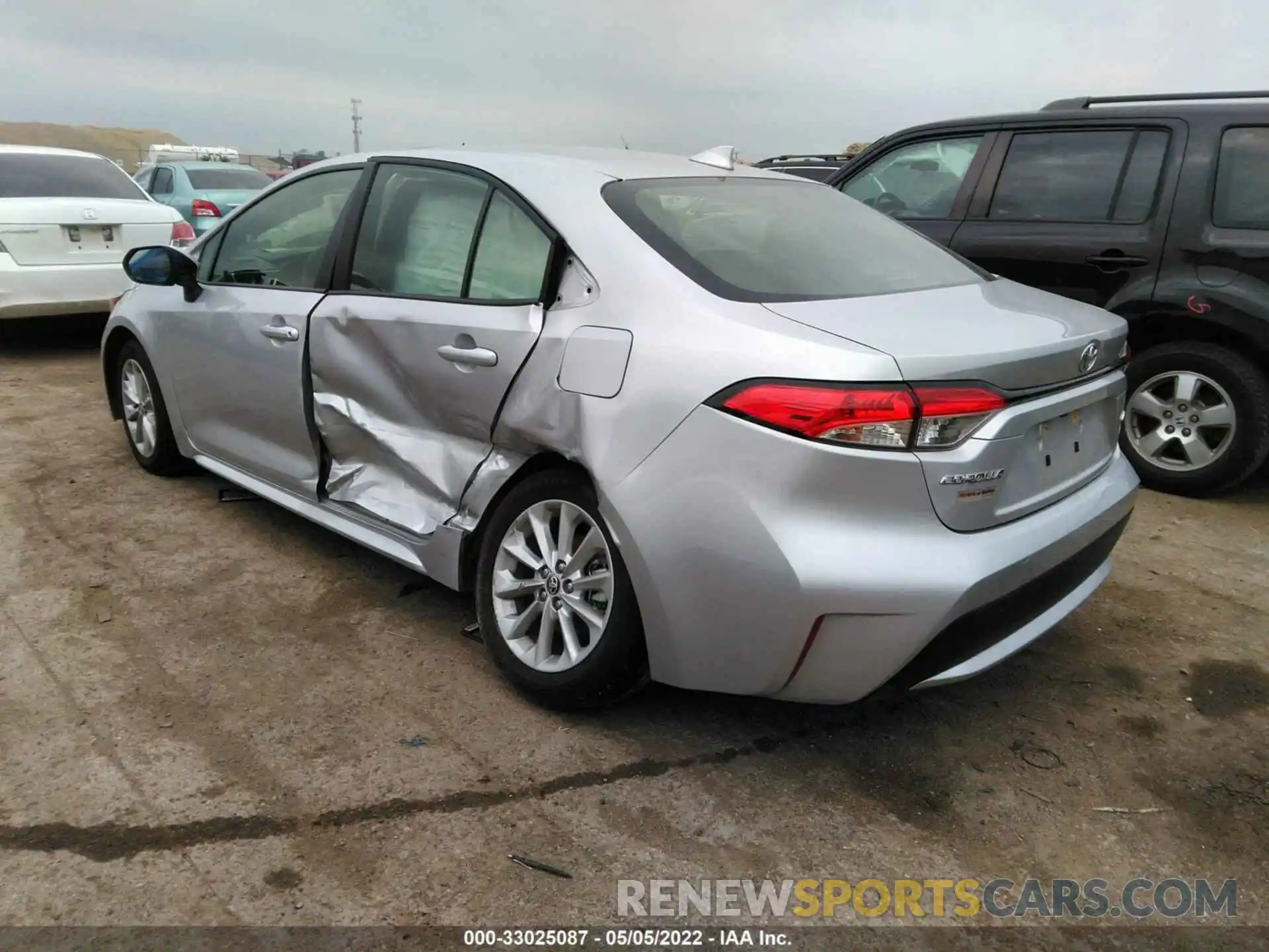 3 Photograph of a damaged car JTDHPRAE1LJ016882 TOYOTA COROLLA 2020