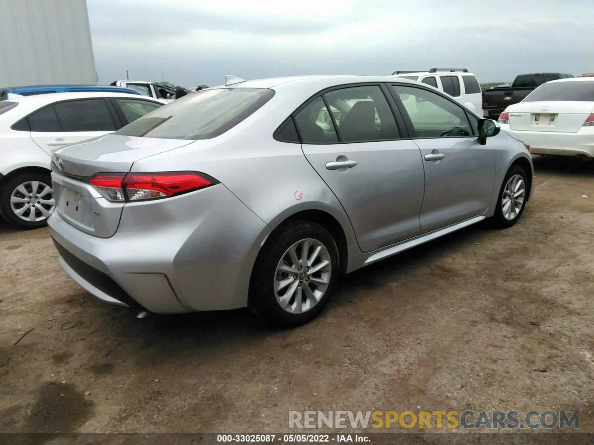 4 Photograph of a damaged car JTDHPRAE1LJ016882 TOYOTA COROLLA 2020