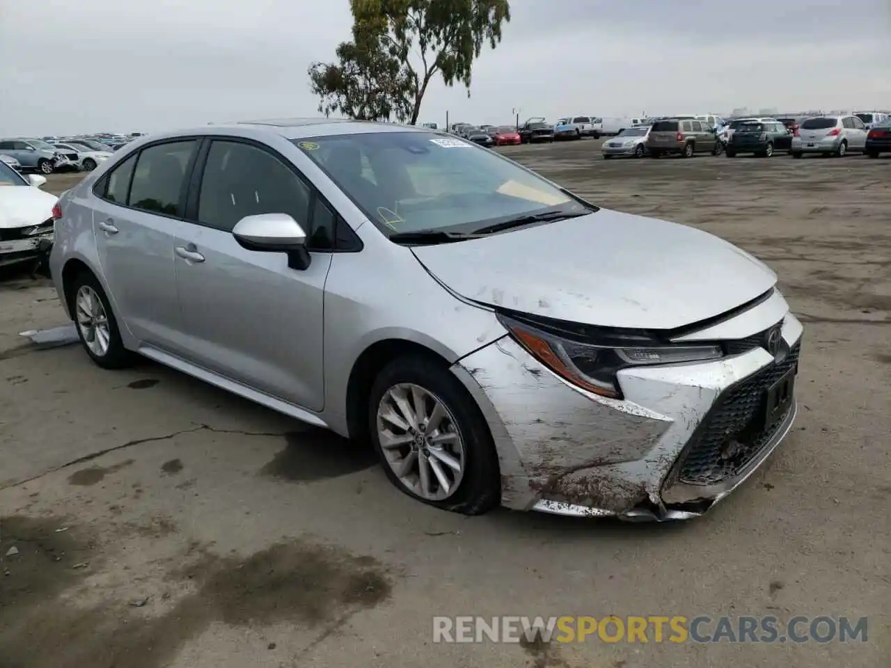 1 Photograph of a damaged car JTDHPRAE1LJ017319 TOYOTA COROLLA 2020