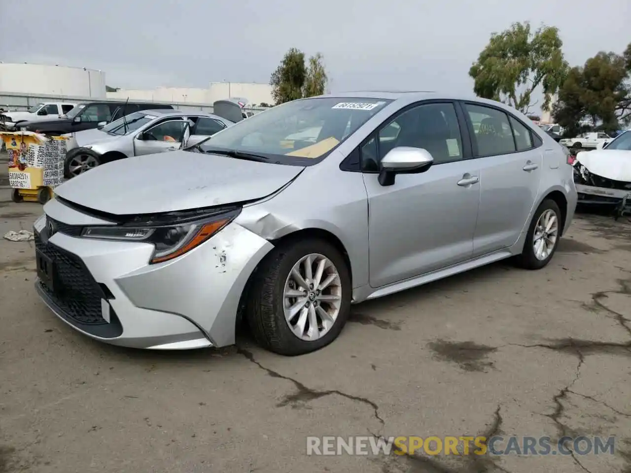 2 Photograph of a damaged car JTDHPRAE1LJ017319 TOYOTA COROLLA 2020