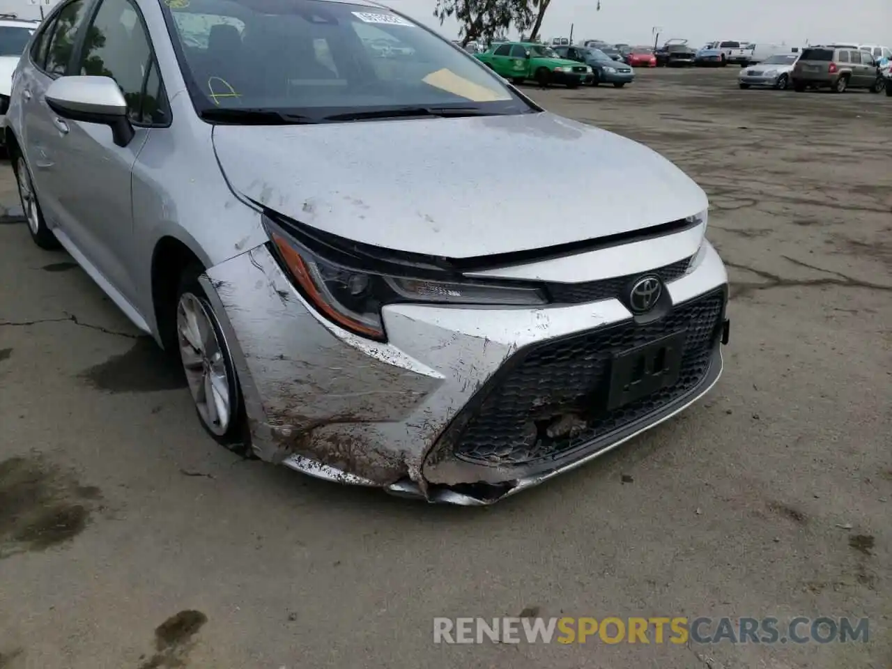 9 Photograph of a damaged car JTDHPRAE1LJ017319 TOYOTA COROLLA 2020