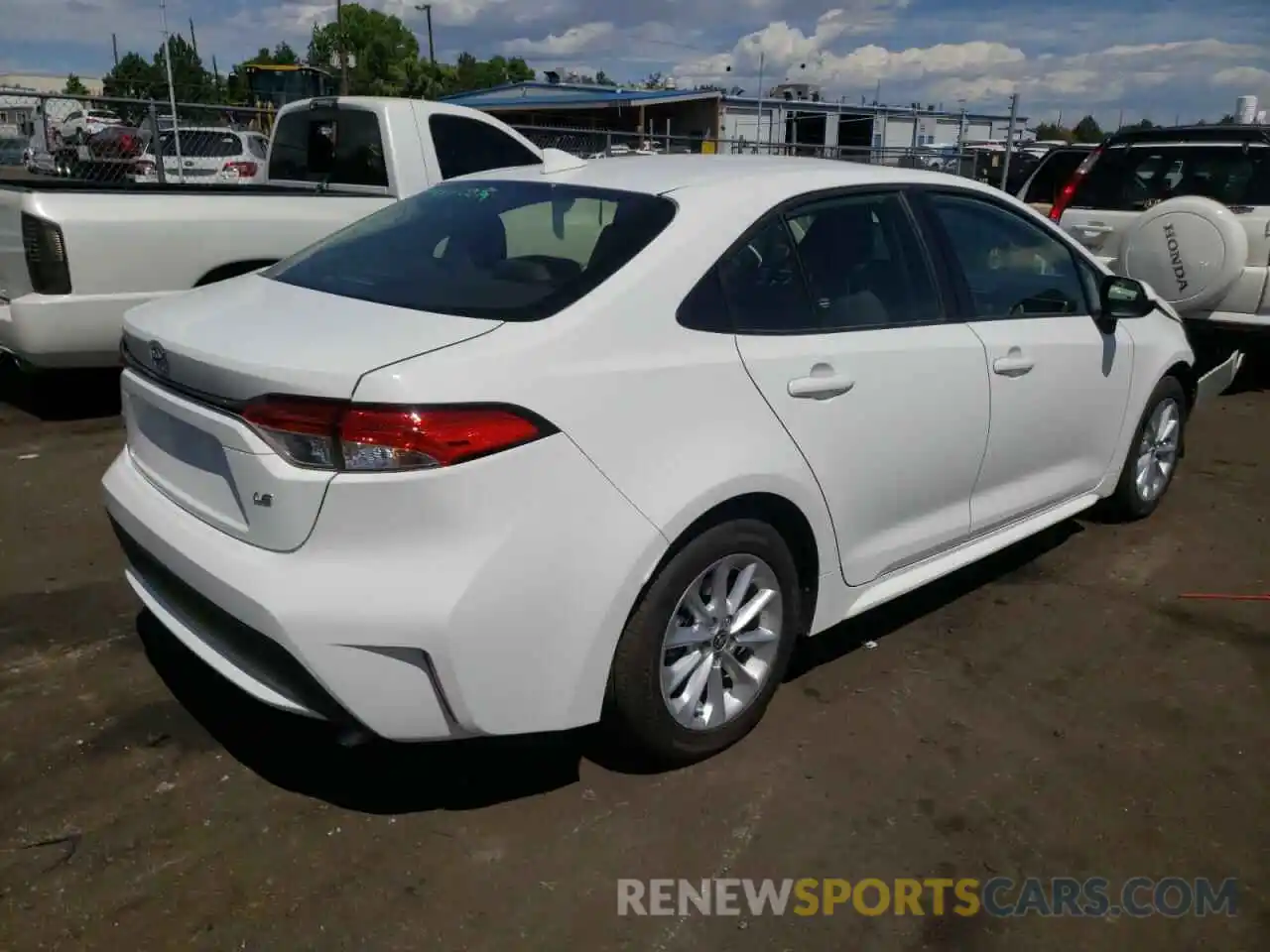 4 Photograph of a damaged car JTDHPRAE1LJ027865 TOYOTA COROLLA 2020