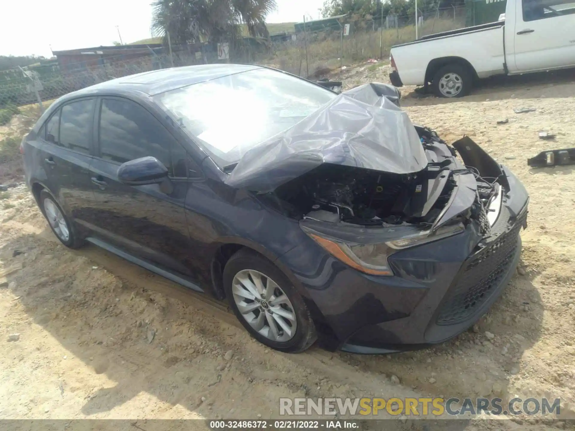 1 Photograph of a damaged car JTDHPRAE1LJ031690 TOYOTA COROLLA 2020