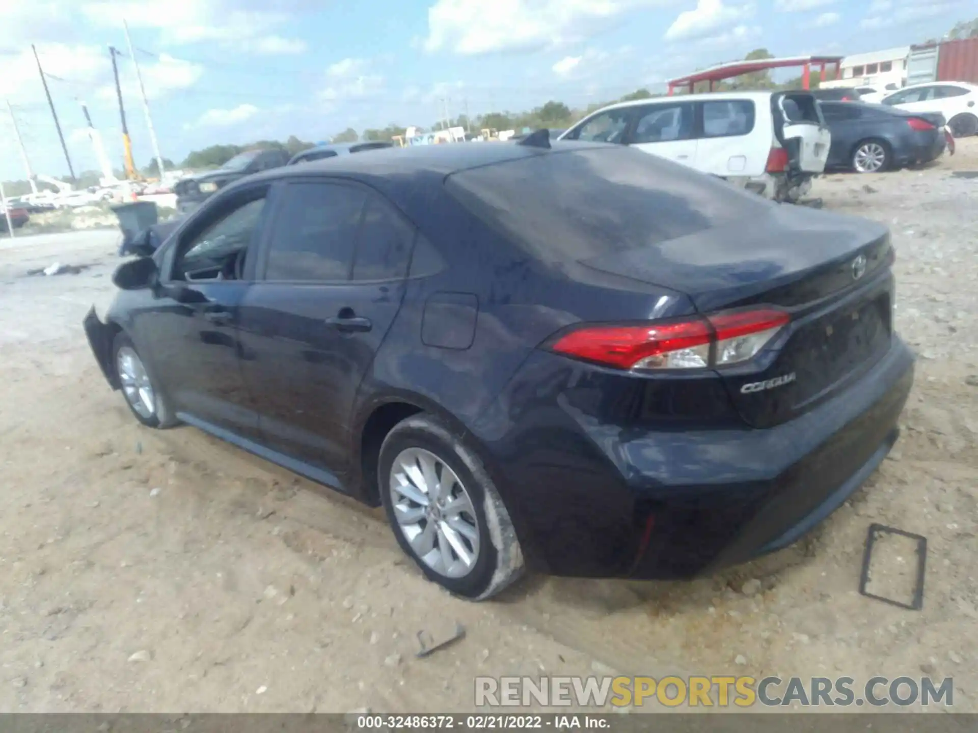 3 Photograph of a damaged car JTDHPRAE1LJ031690 TOYOTA COROLLA 2020