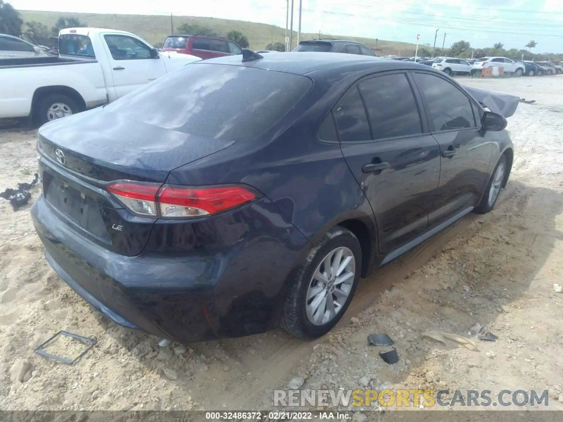 4 Photograph of a damaged car JTDHPRAE1LJ031690 TOYOTA COROLLA 2020