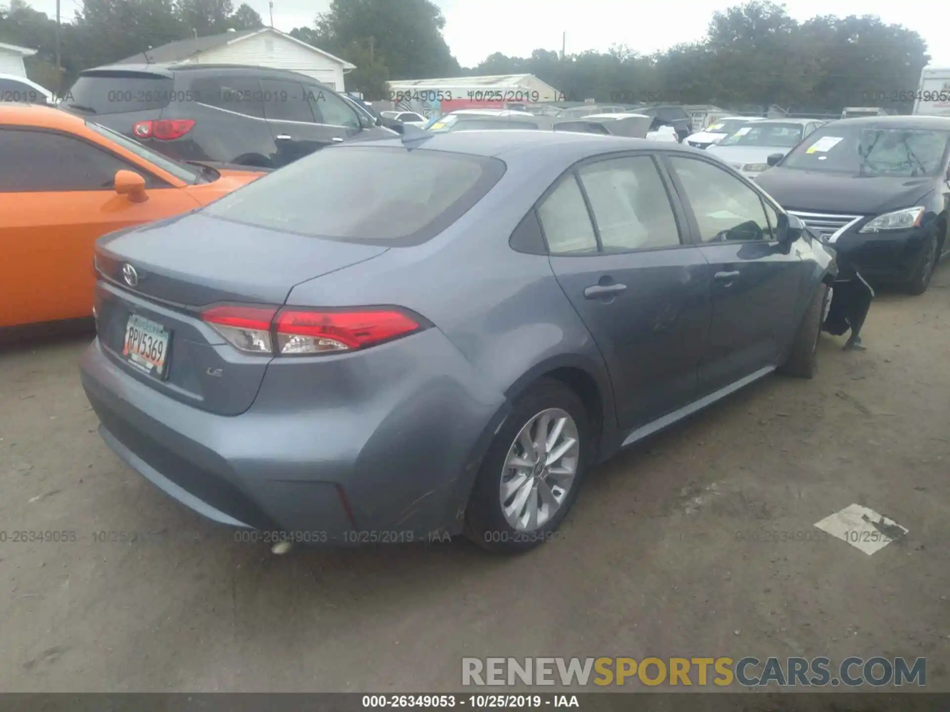 4 Photograph of a damaged car JTDHPRAE1LJ031768 TOYOTA COROLLA 2020