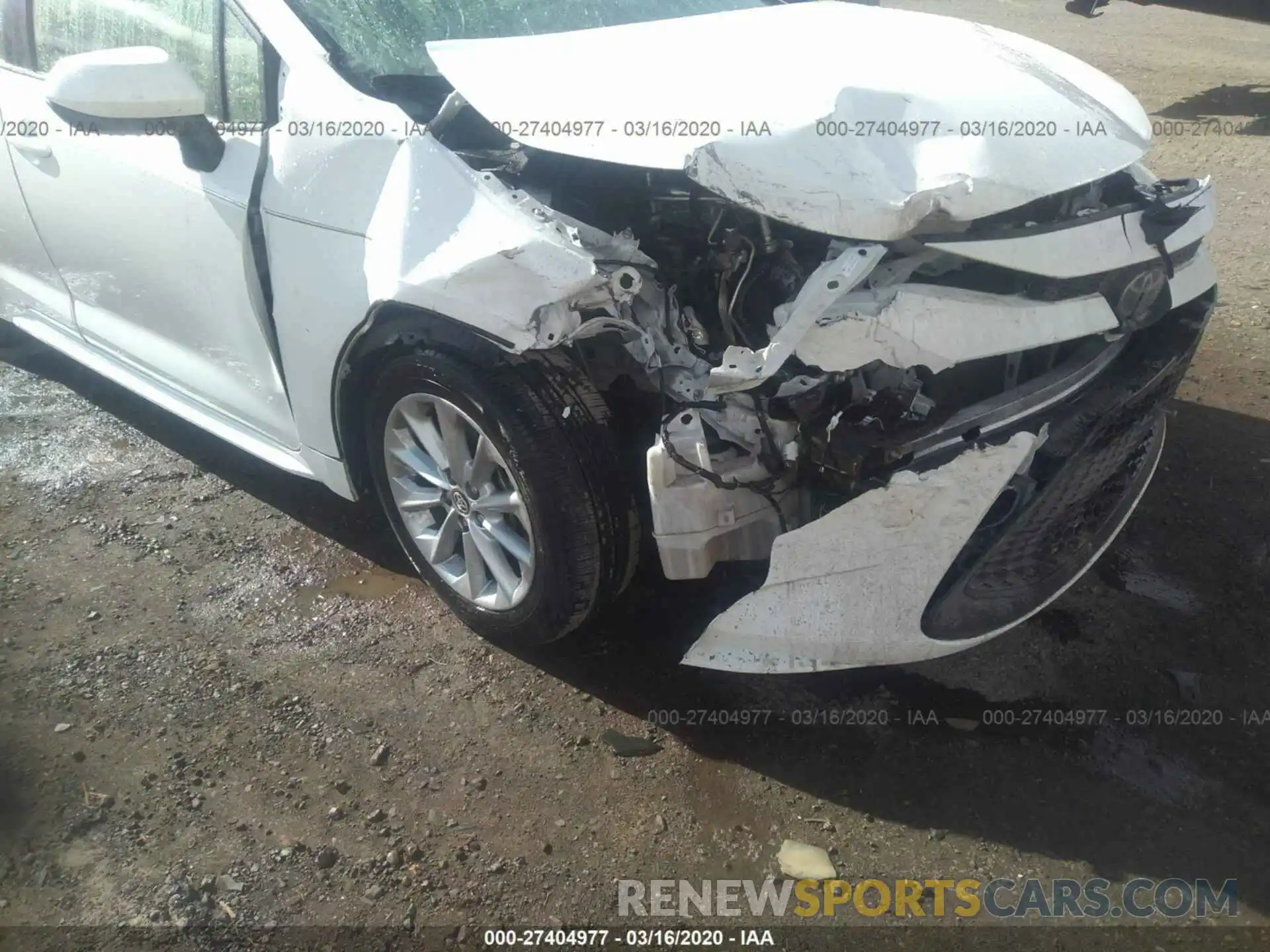 6 Photograph of a damaged car JTDHPRAE1LJ033245 TOYOTA COROLLA 2020