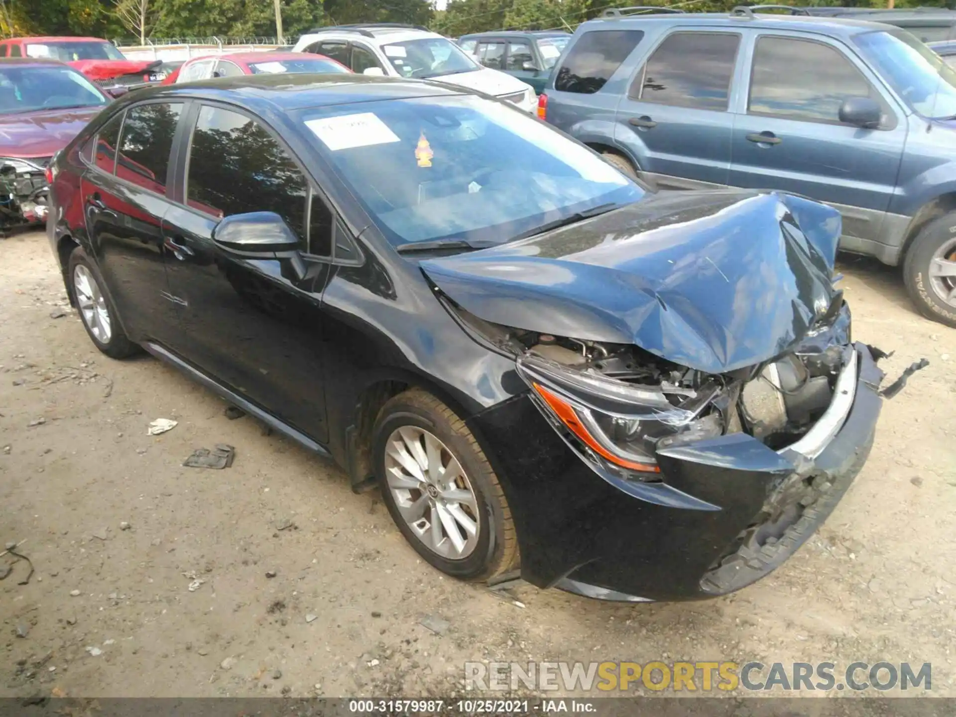 1 Photograph of a damaged car JTDHPRAE1LJ038428 TOYOTA COROLLA 2020