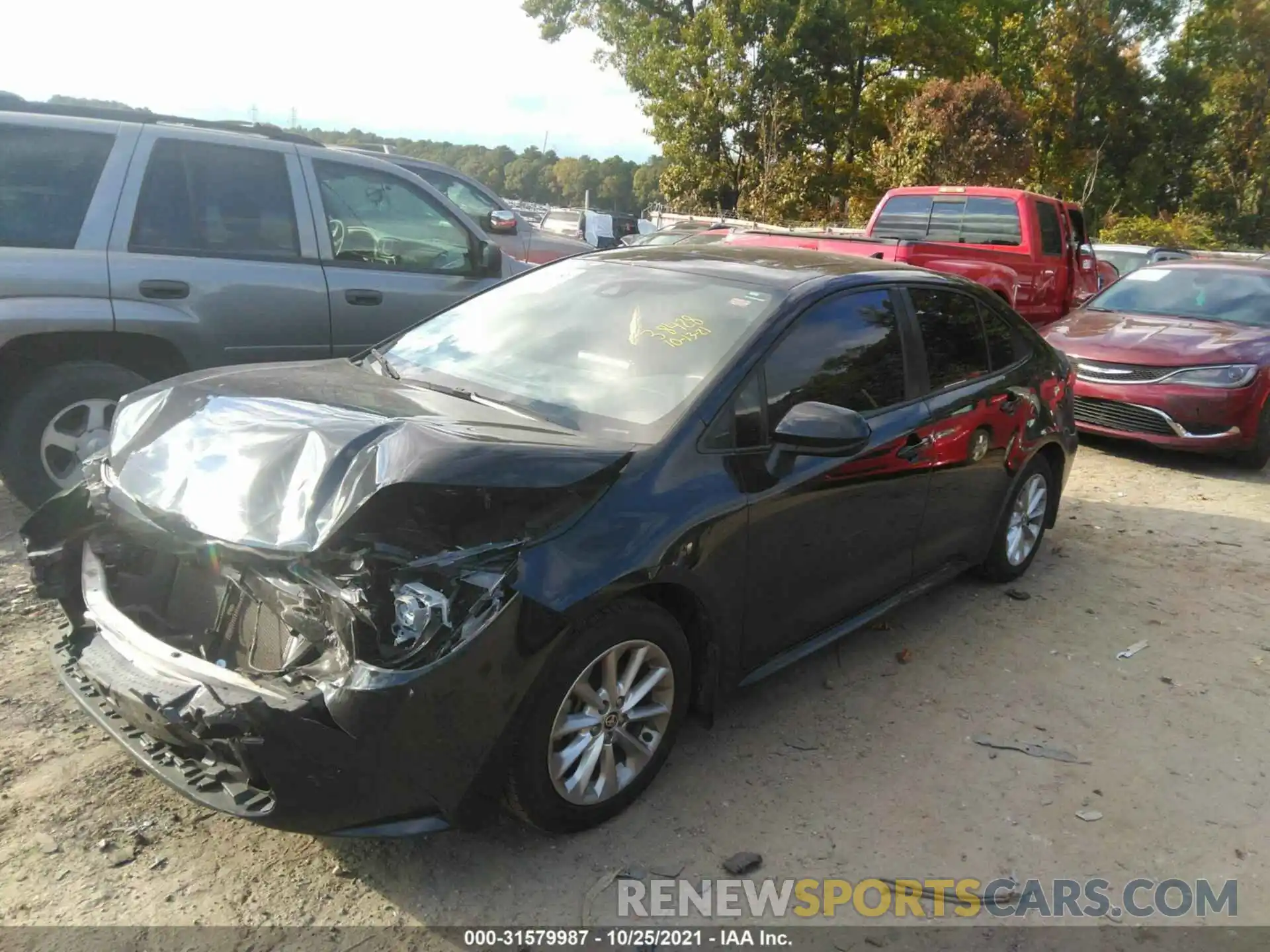 2 Photograph of a damaged car JTDHPRAE1LJ038428 TOYOTA COROLLA 2020