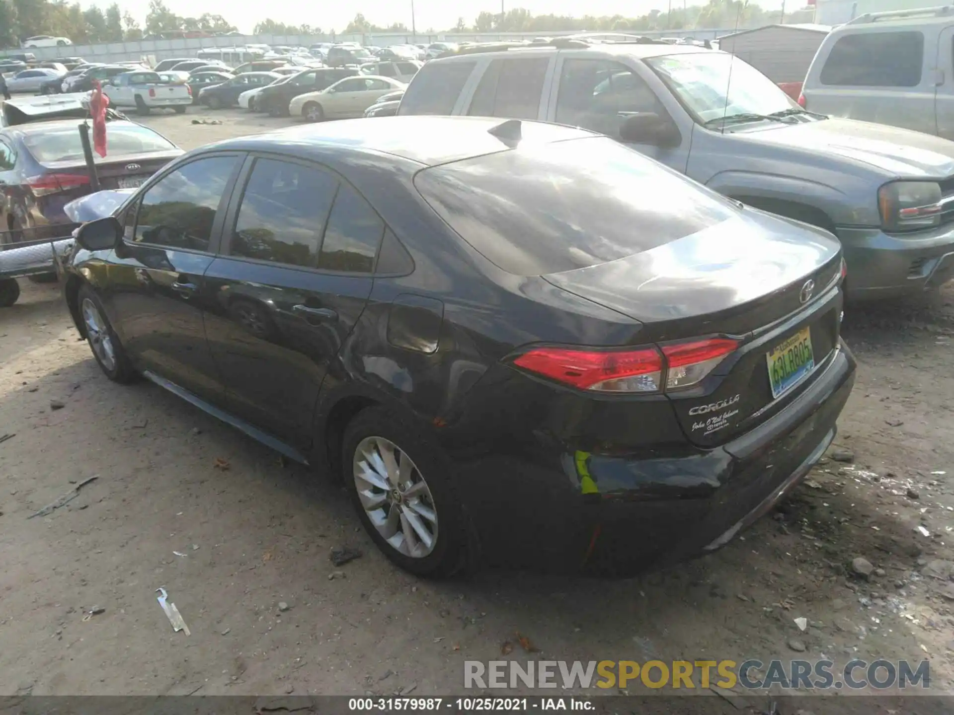 3 Photograph of a damaged car JTDHPRAE1LJ038428 TOYOTA COROLLA 2020