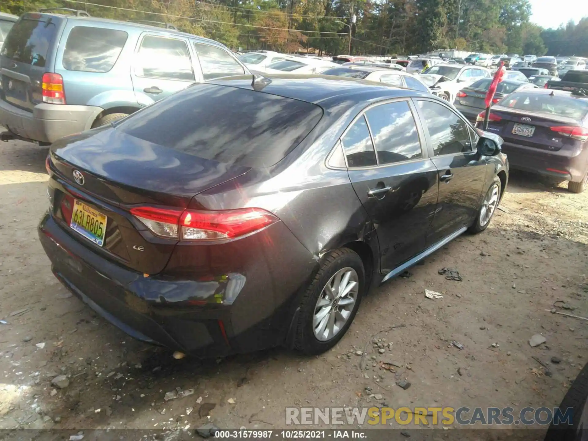 4 Photograph of a damaged car JTDHPRAE1LJ038428 TOYOTA COROLLA 2020