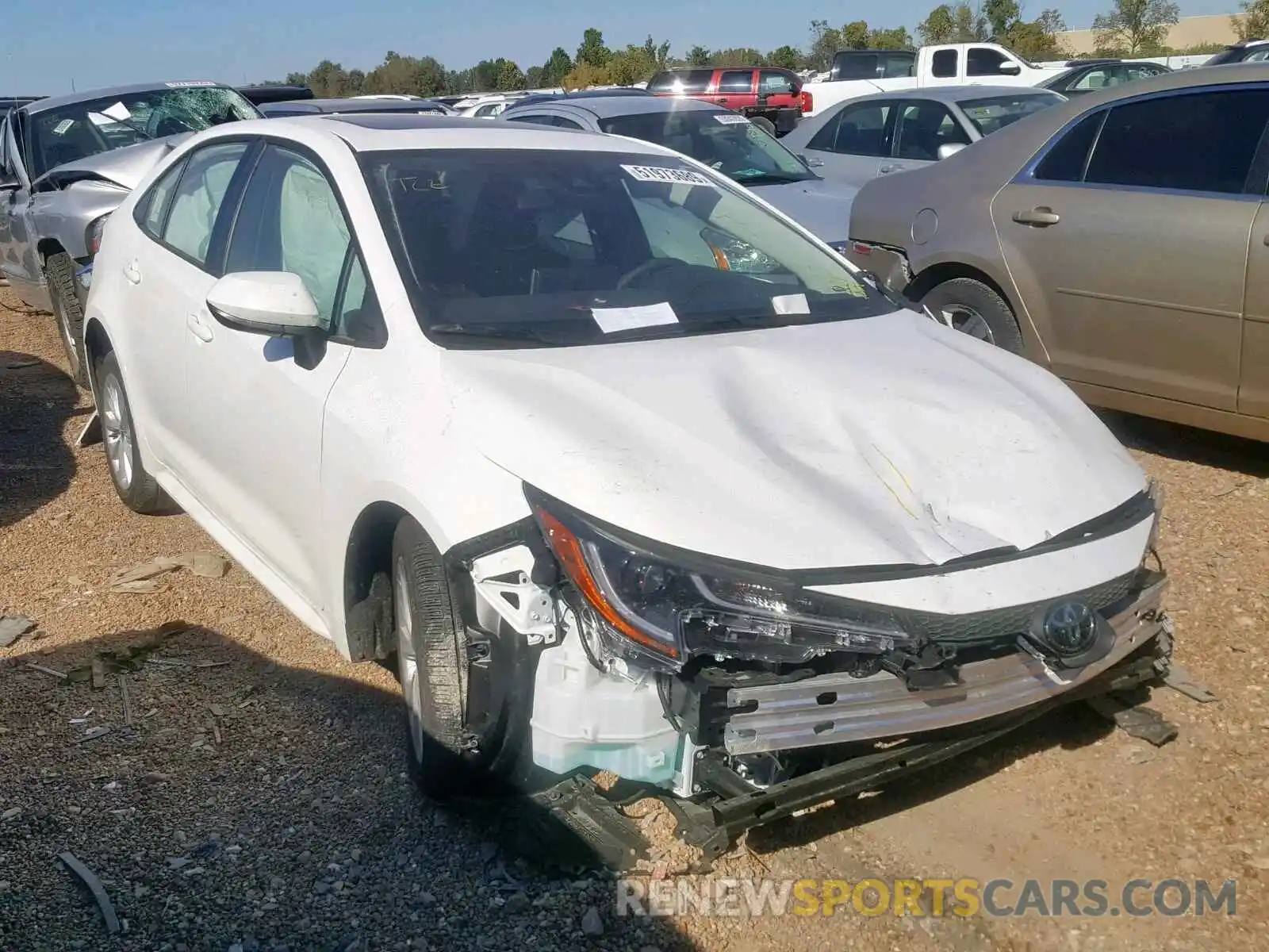 1 Photograph of a damaged car JTDHPRAE1LJ038977 TOYOTA COROLLA 2020