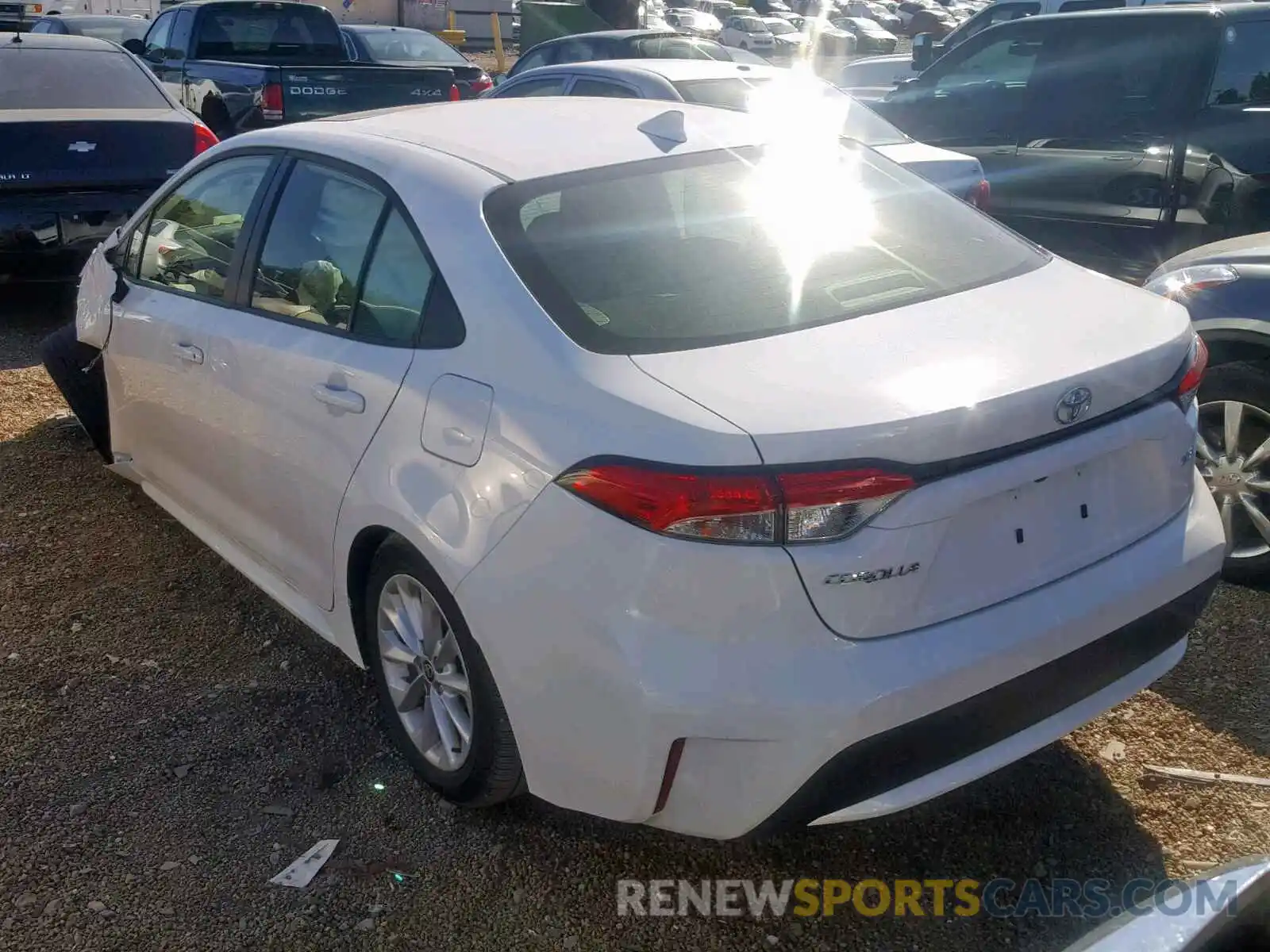 3 Photograph of a damaged car JTDHPRAE1LJ038977 TOYOTA COROLLA 2020