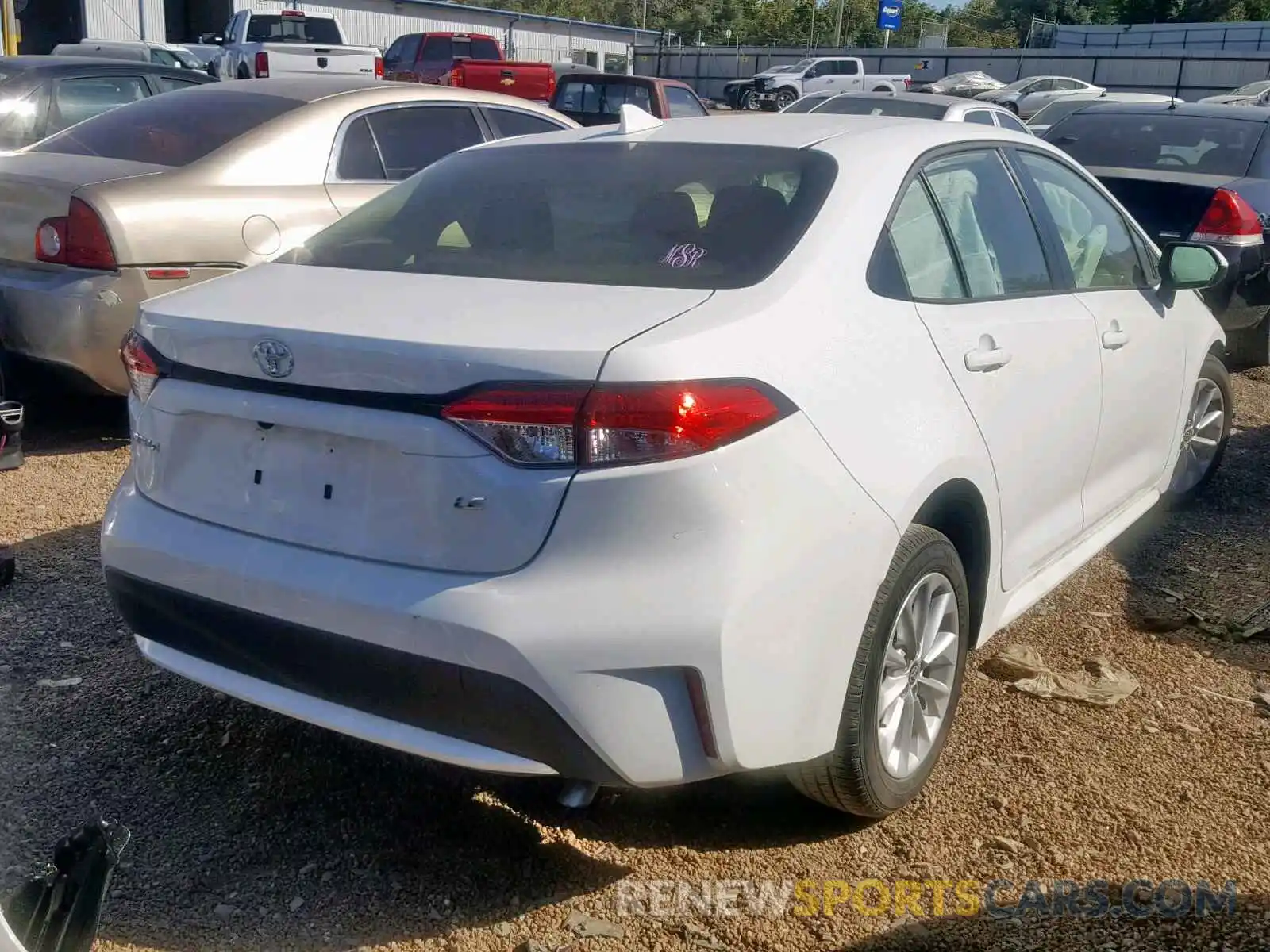 4 Photograph of a damaged car JTDHPRAE1LJ038977 TOYOTA COROLLA 2020