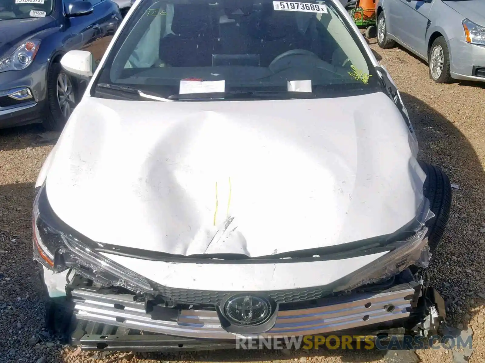 7 Photograph of a damaged car JTDHPRAE1LJ038977 TOYOTA COROLLA 2020