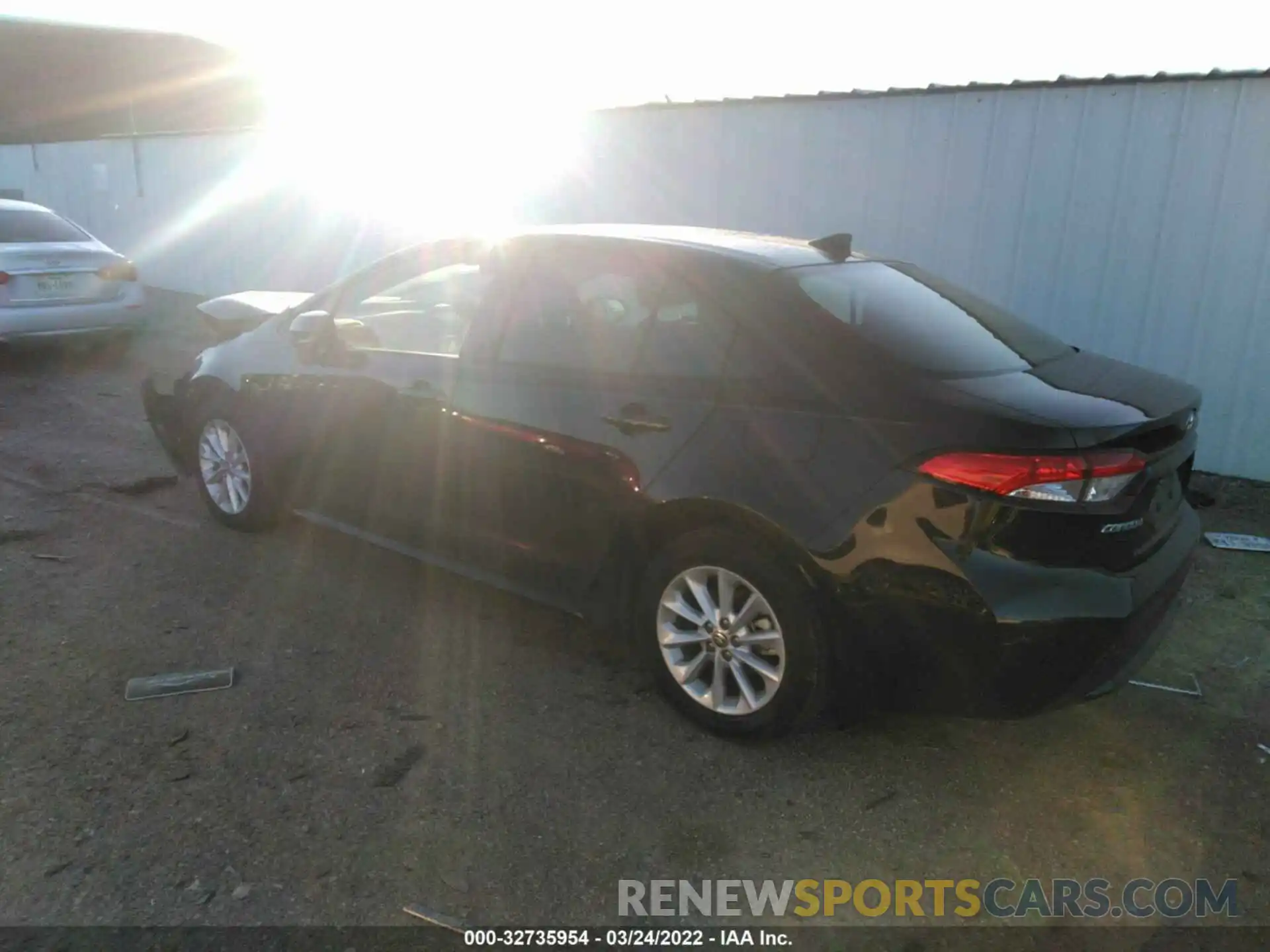 3 Photograph of a damaged car JTDHPRAE1LJ040647 TOYOTA COROLLA 2020