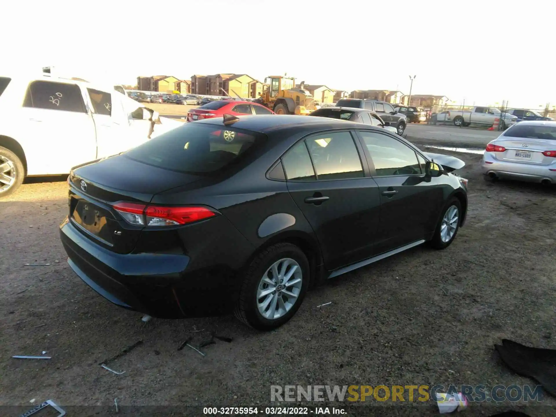 4 Photograph of a damaged car JTDHPRAE1LJ040647 TOYOTA COROLLA 2020