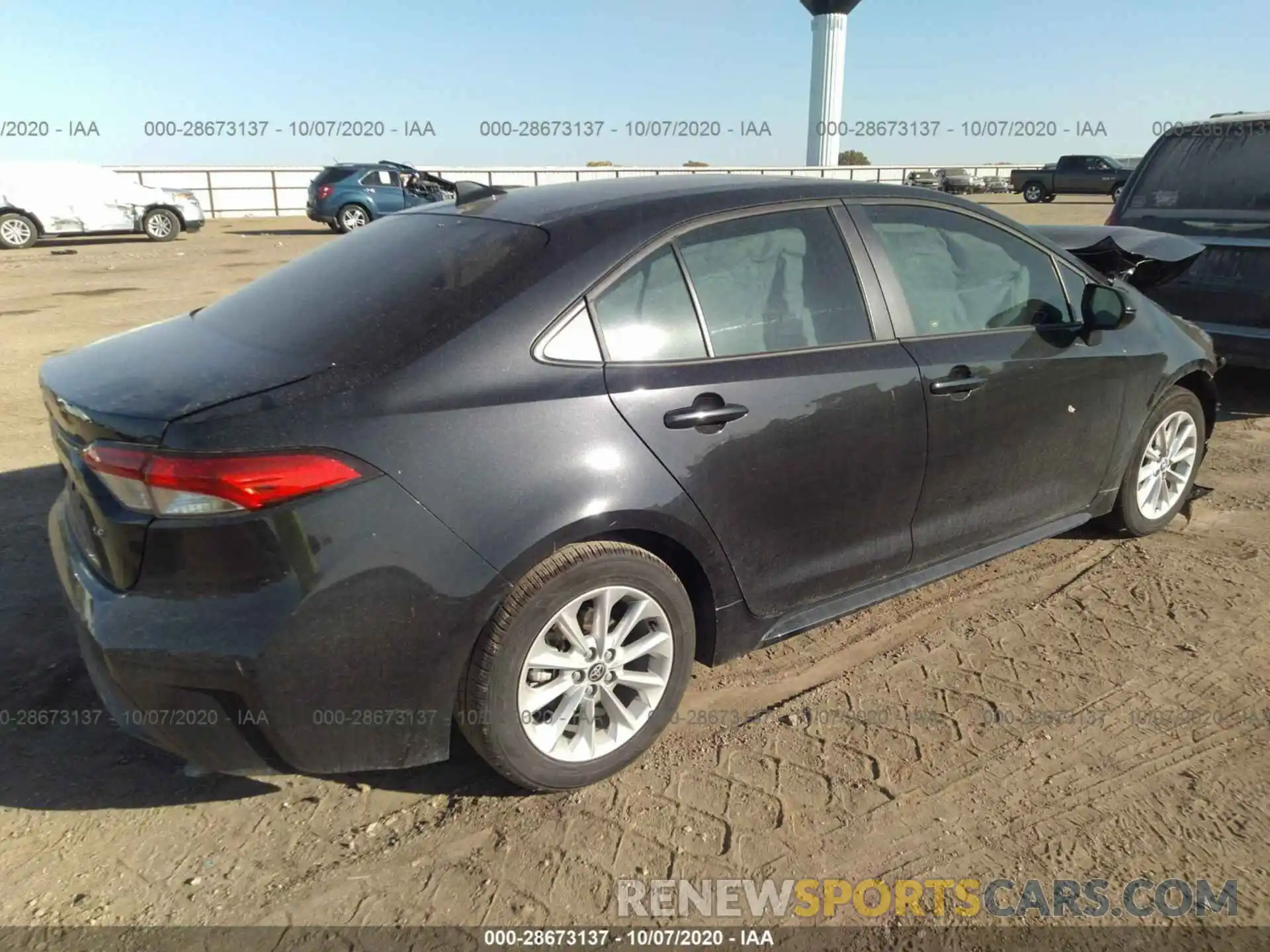 4 Photograph of a damaged car JTDHPRAE1LJ043919 TOYOTA COROLLA 2020