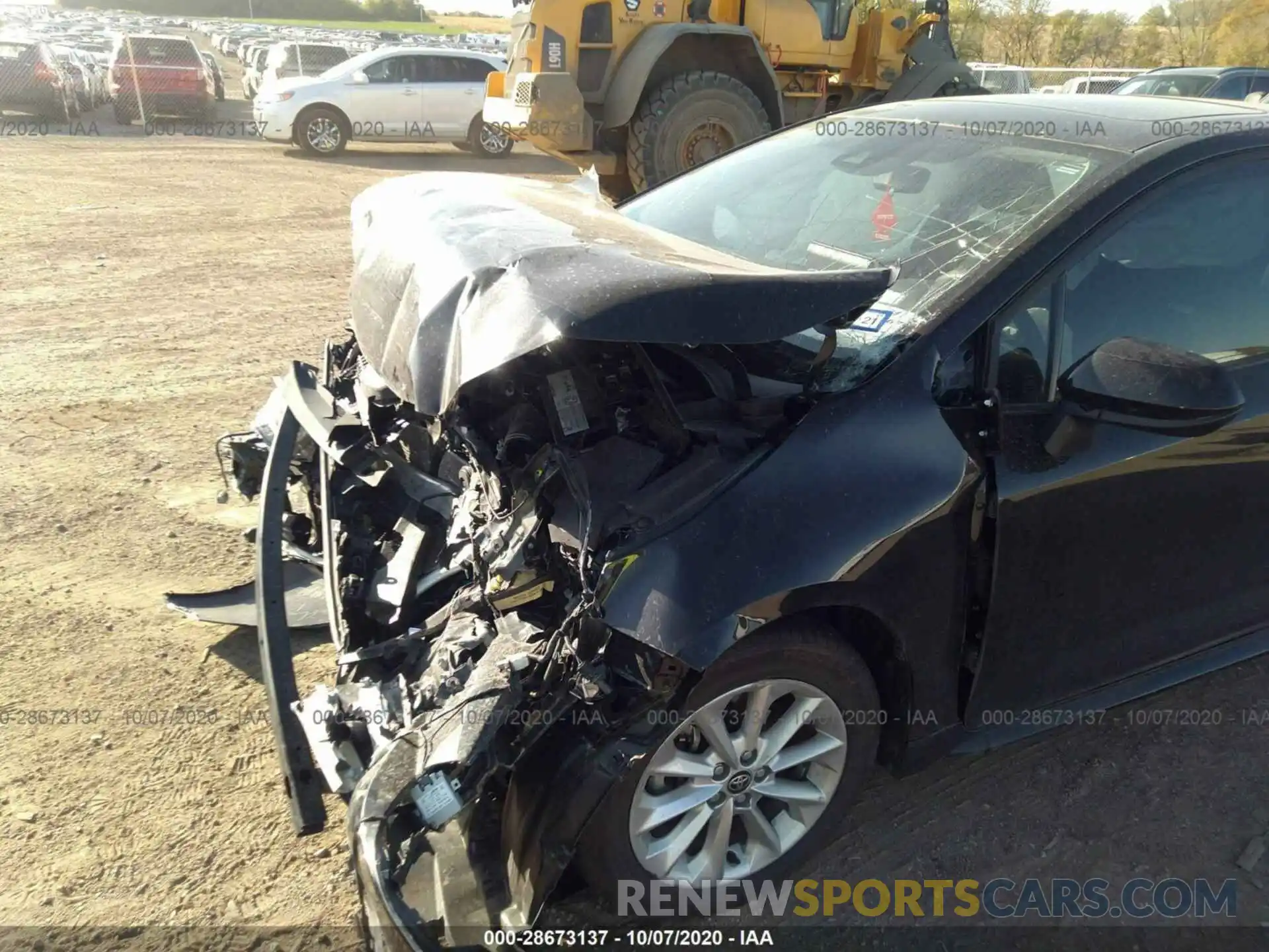 6 Photograph of a damaged car JTDHPRAE1LJ043919 TOYOTA COROLLA 2020