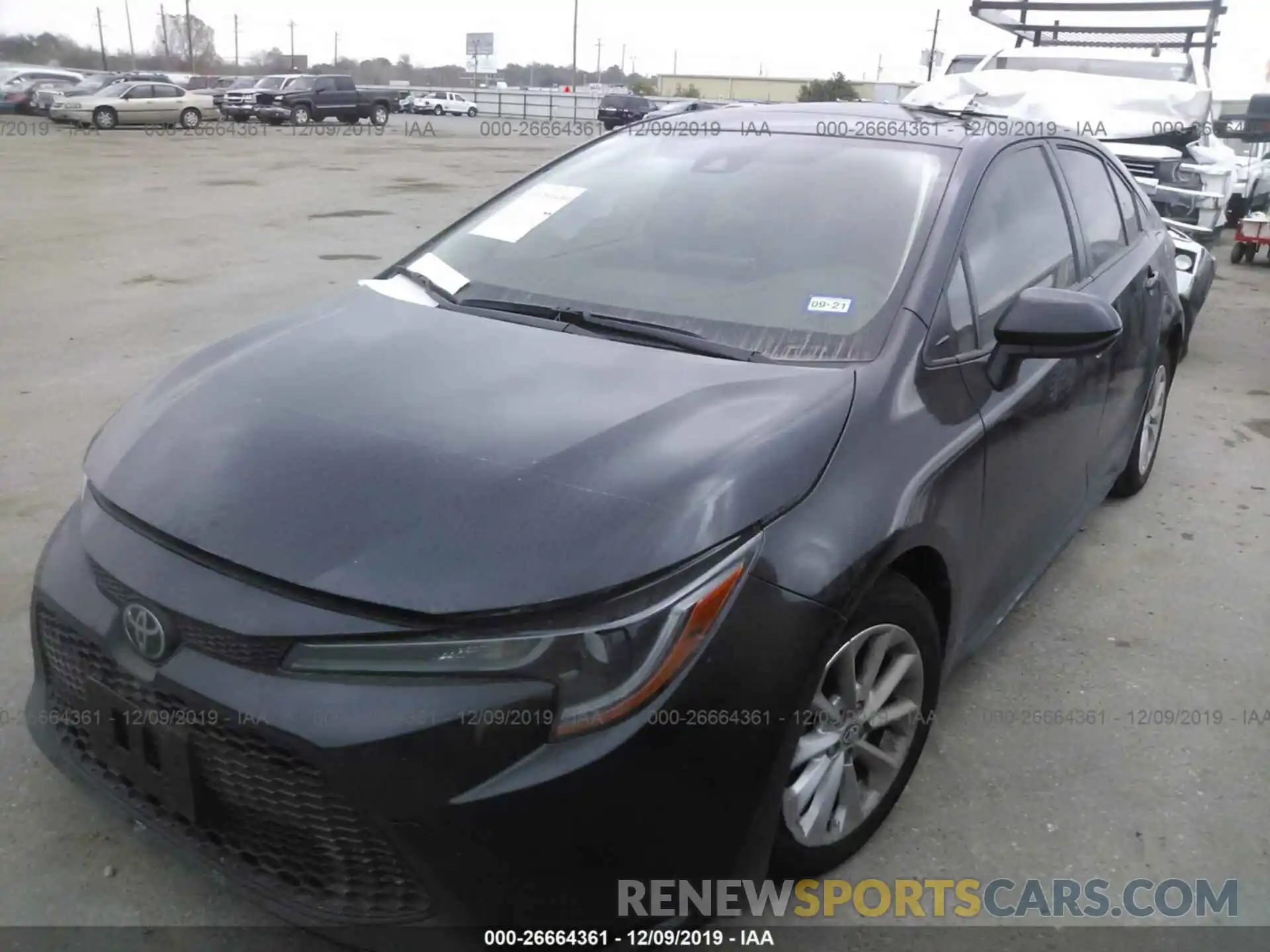 2 Photograph of a damaged car JTDHPRAE1LJ045671 TOYOTA COROLLA 2020