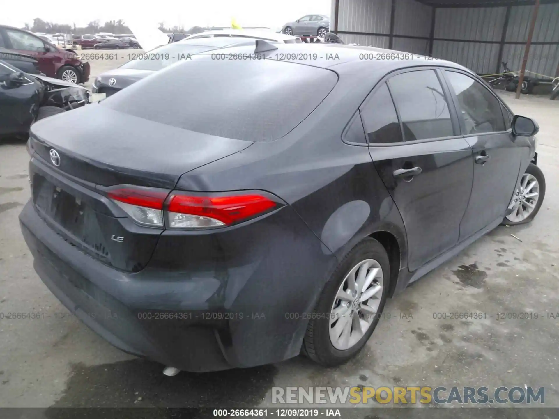 4 Photograph of a damaged car JTDHPRAE1LJ045671 TOYOTA COROLLA 2020