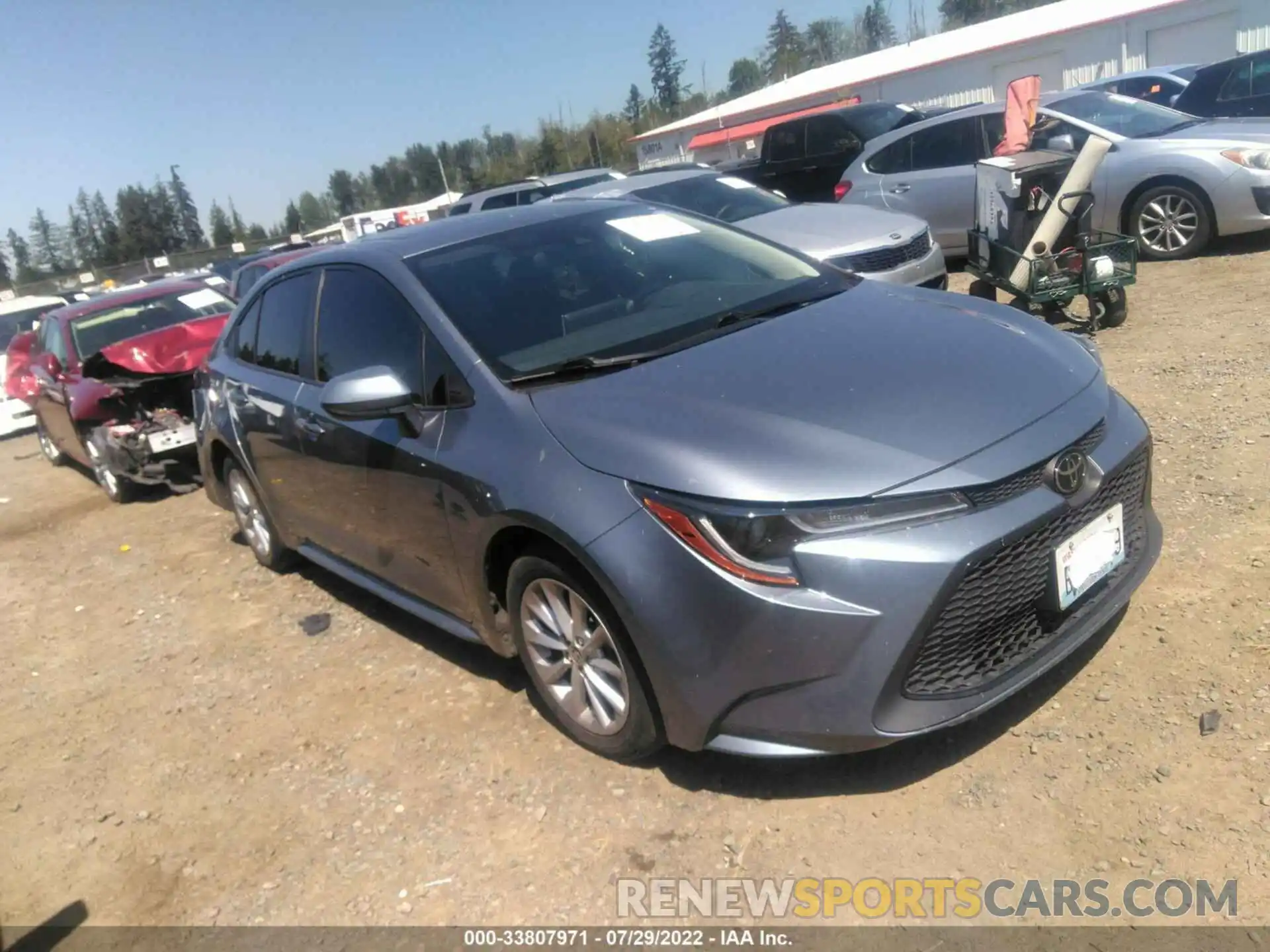 1 Photograph of a damaged car JTDHPRAE1LJ053303 TOYOTA COROLLA 2020