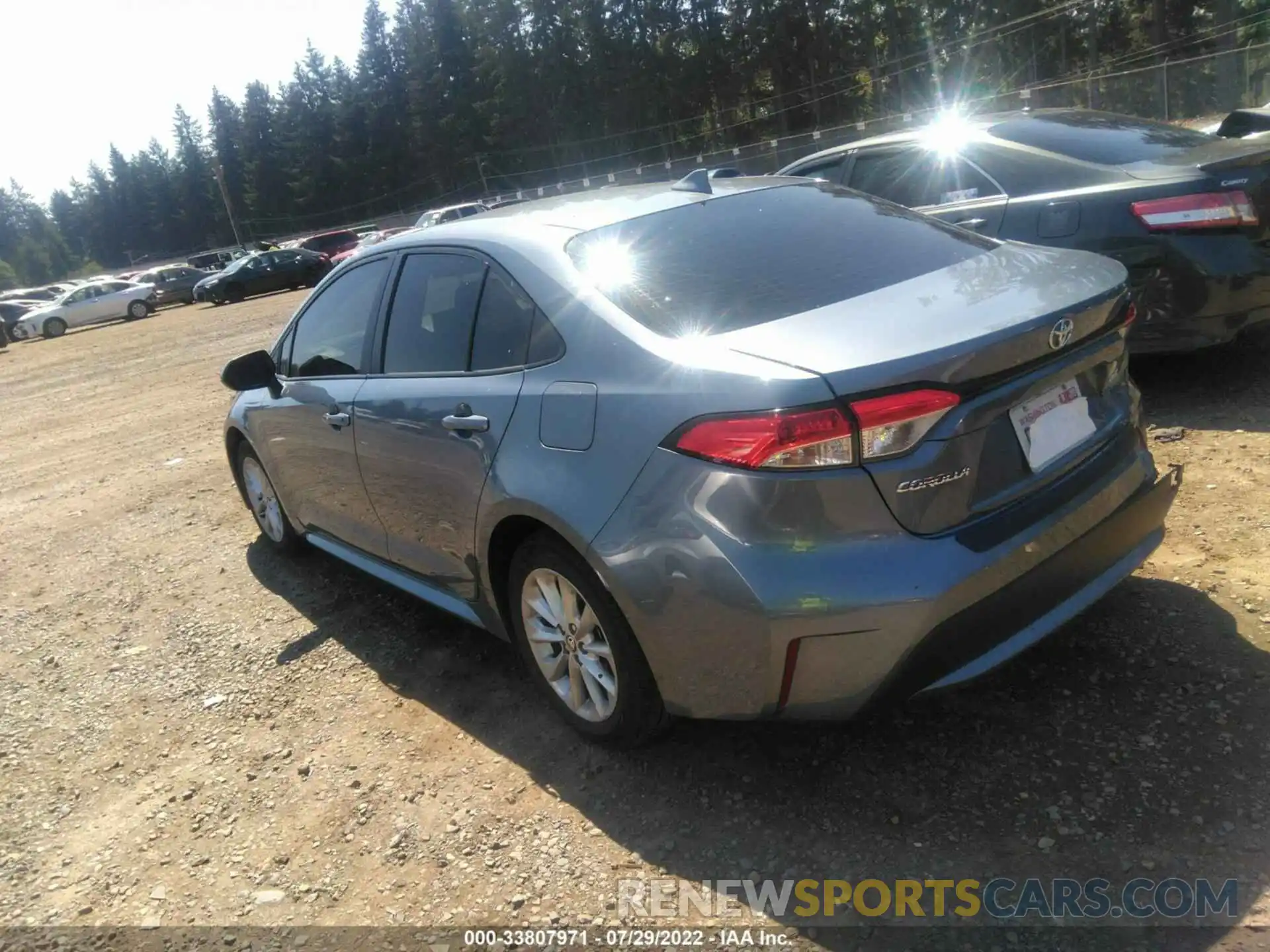 3 Photograph of a damaged car JTDHPRAE1LJ053303 TOYOTA COROLLA 2020