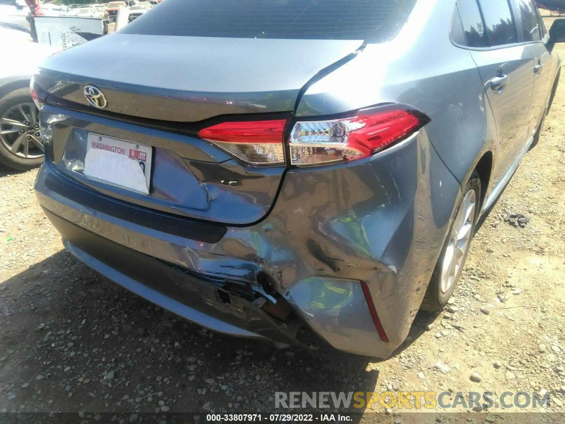 6 Photograph of a damaged car JTDHPRAE1LJ053303 TOYOTA COROLLA 2020