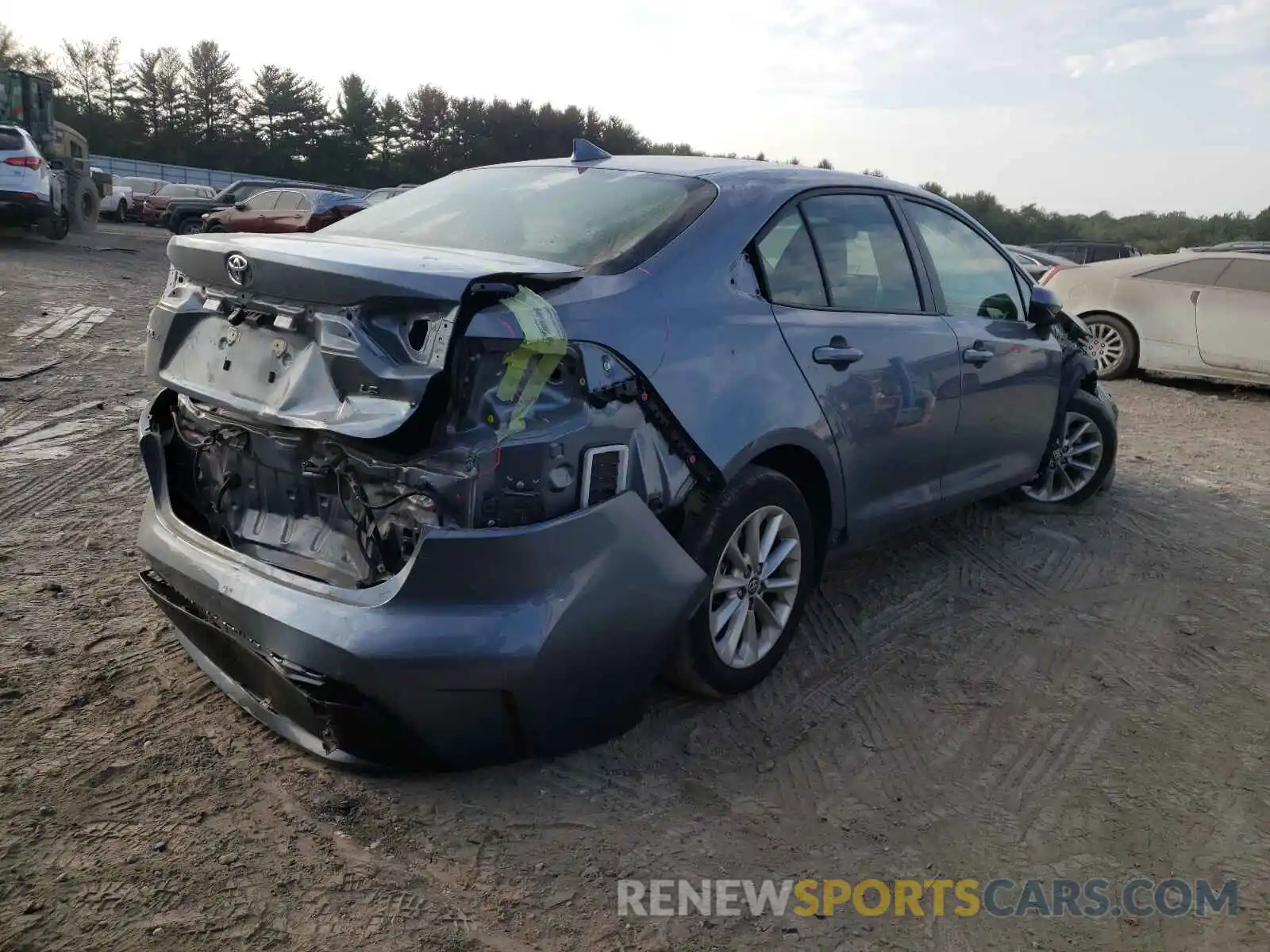 4 Photograph of a damaged car JTDHPRAE1LJ063524 TOYOTA COROLLA 2020