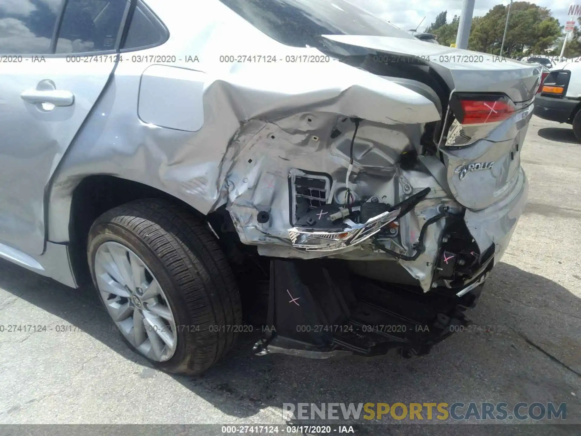 6 Photograph of a damaged car JTDHPRAE1LJ068576 TOYOTA COROLLA 2020