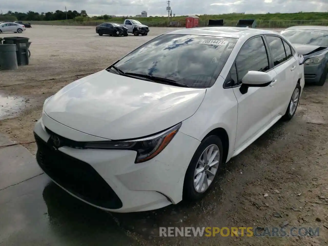 2 Photograph of a damaged car JTDHPRAE1LJ073437 TOYOTA COROLLA 2020