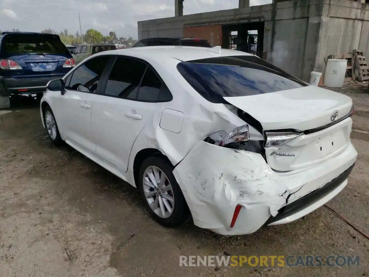 3 Photograph of a damaged car JTDHPRAE1LJ073437 TOYOTA COROLLA 2020