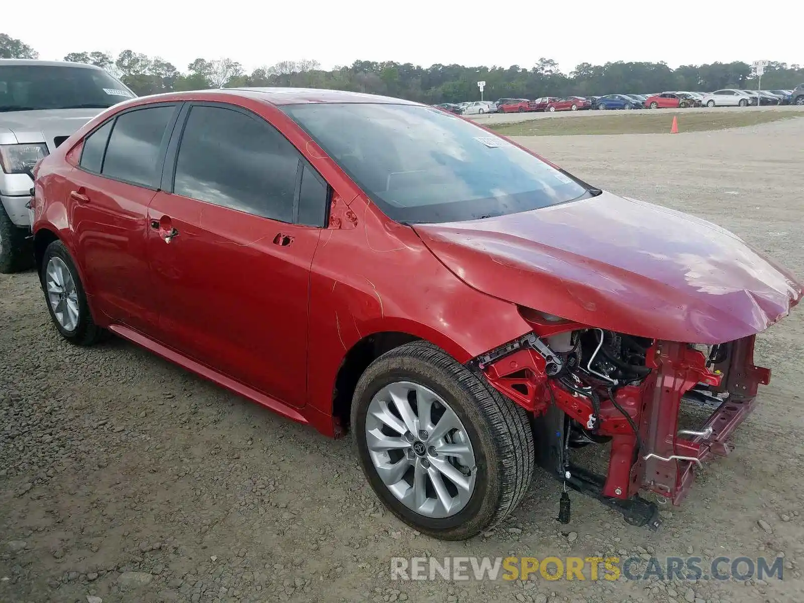 1 Photograph of a damaged car JTDHPRAE2LJ002442 TOYOTA COROLLA 2020