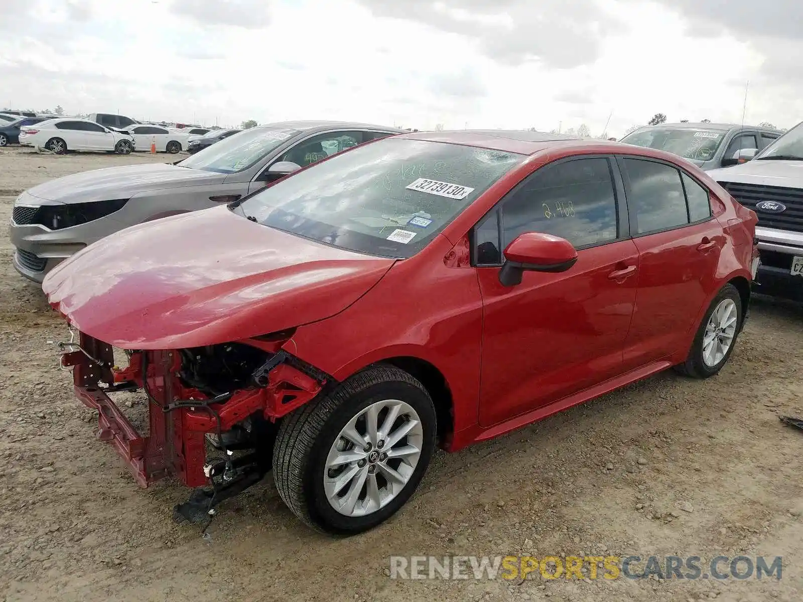 2 Photograph of a damaged car JTDHPRAE2LJ002442 TOYOTA COROLLA 2020