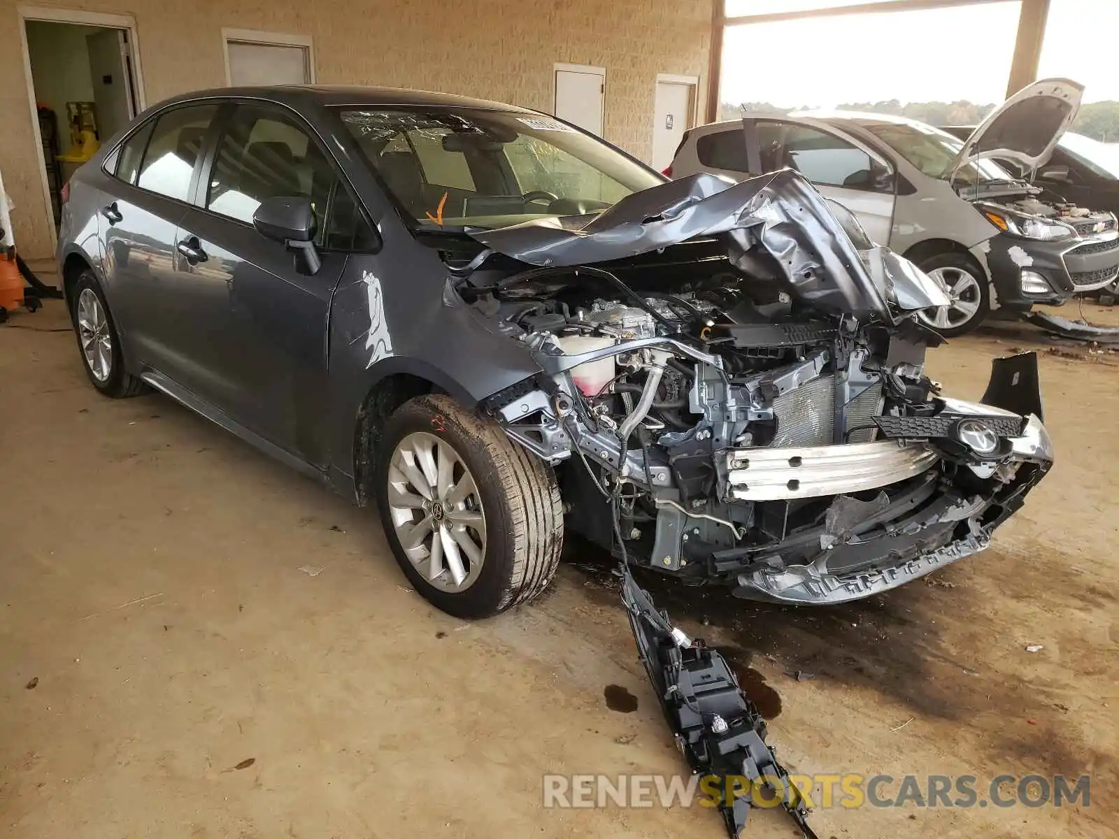 1 Photograph of a damaged car JTDHPRAE2LJ002618 TOYOTA COROLLA 2020